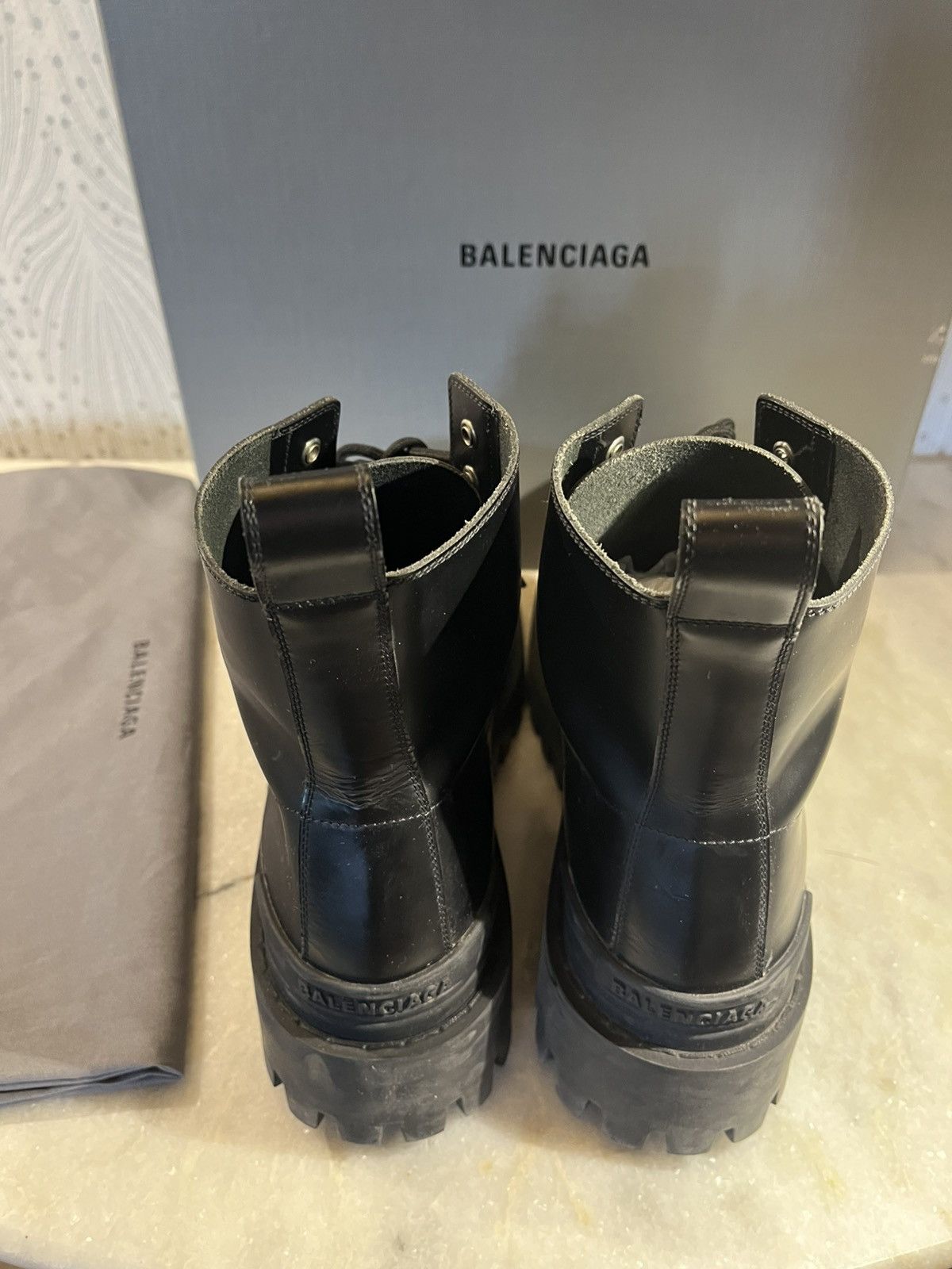 Balenciaga Balenciaga Strike Boot black leather 10 Size US 10 / EU 43 - 2 Thumbnail