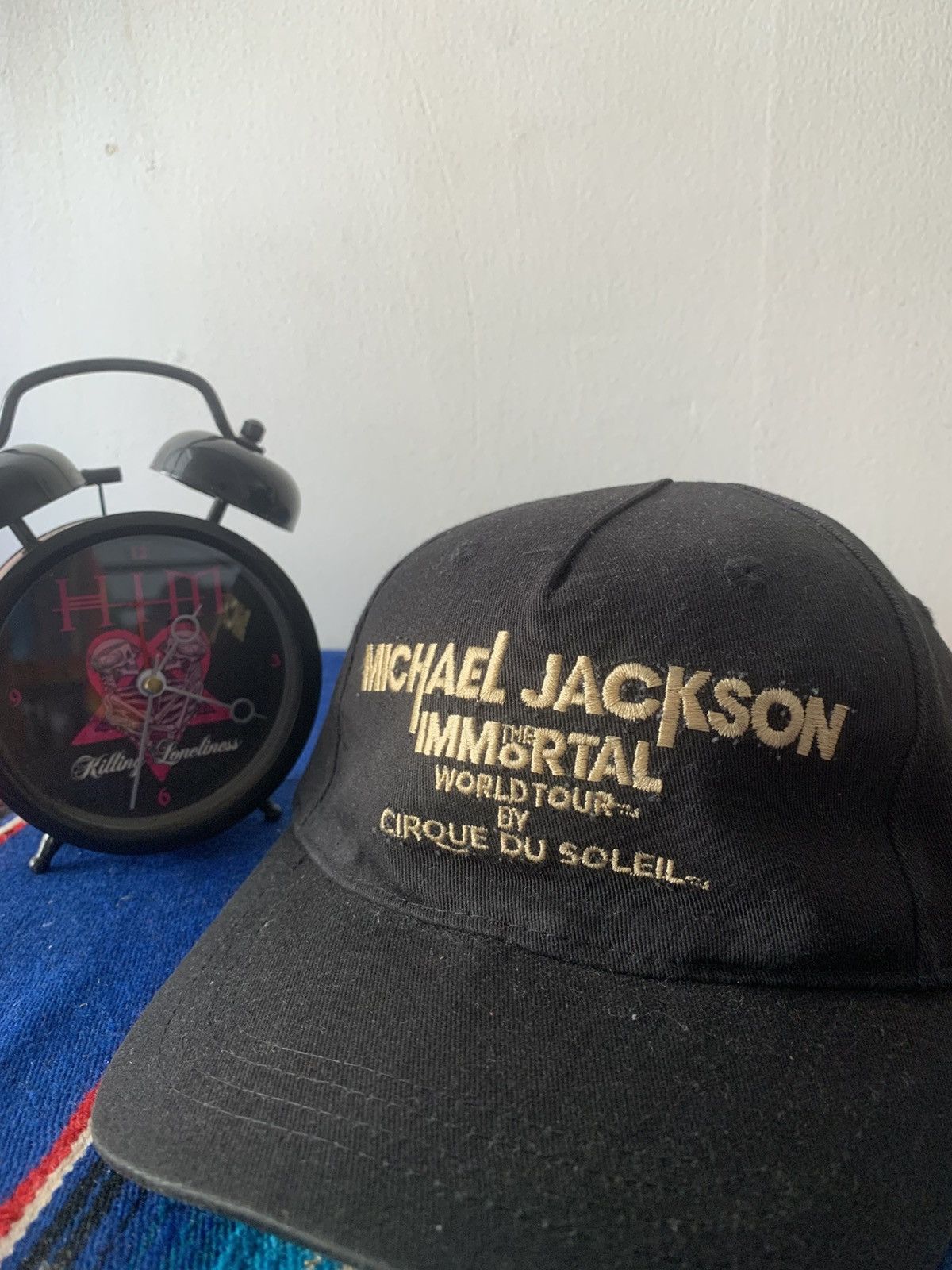 Michael Jackson Vintage Michael Jackson the immortal world tour Snapback Hat Size ONE SIZE - 2 Thumbnail