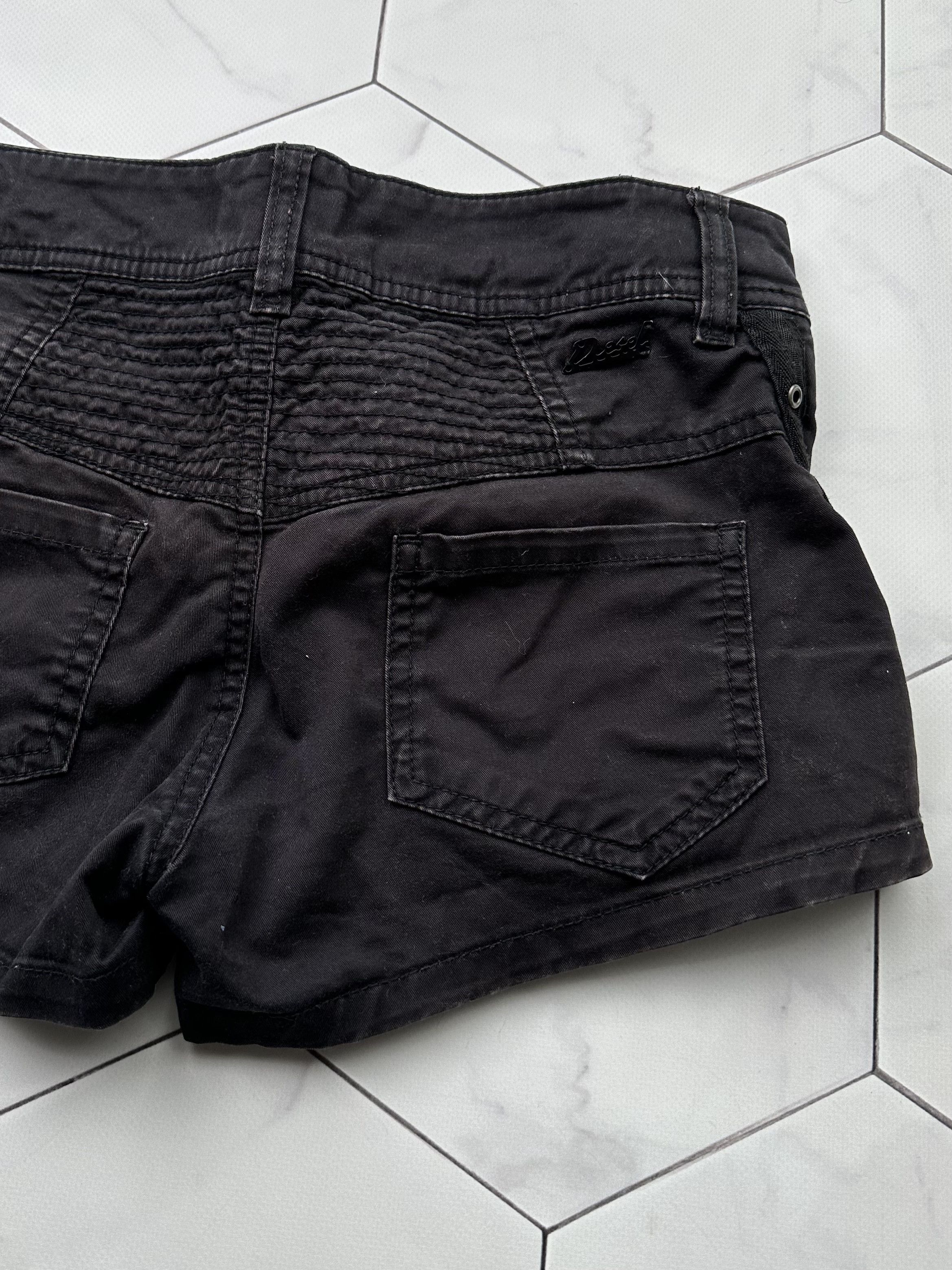 Diesel × Vintage Diesel Vintage Mini Shorts Size 25" / US 0 / IT 36 - 8 Thumbnail
