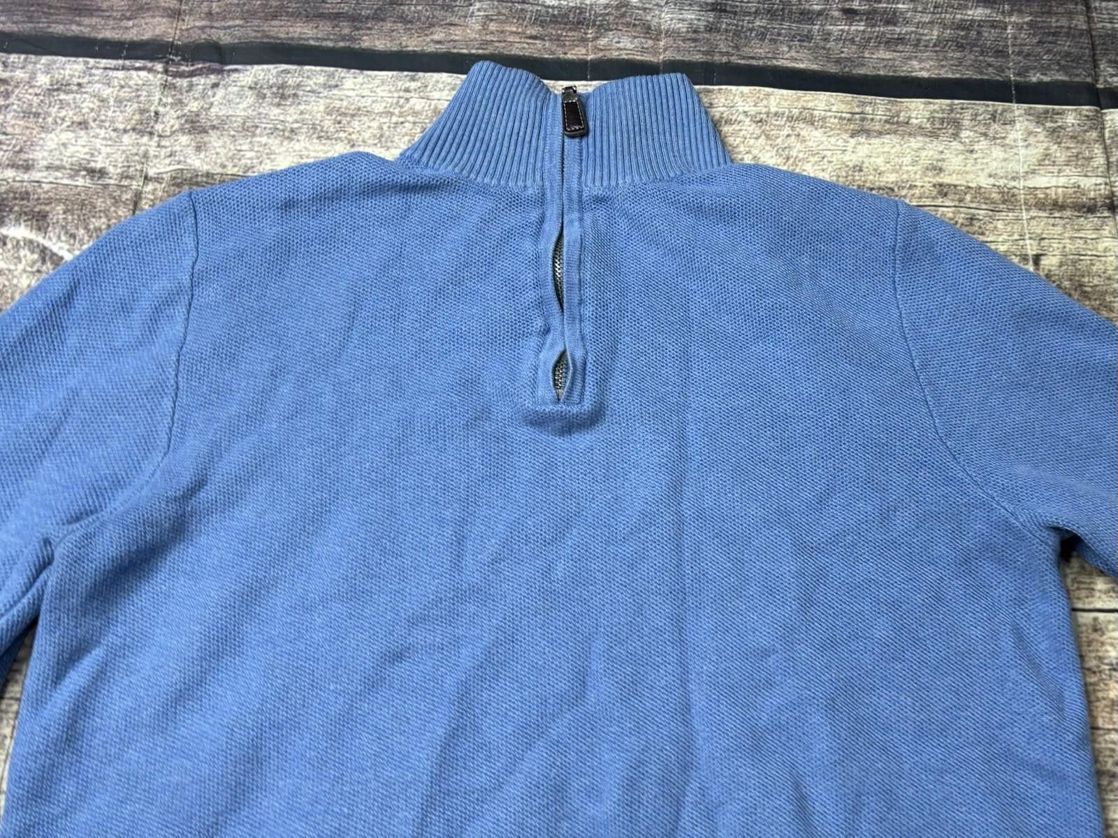 Bloomingdale's The Mens Store for Bloomingdales Sweater Mens Small 1/4 Zip Size US S / EU 44-46 / 1 - 4 Thumbnail
