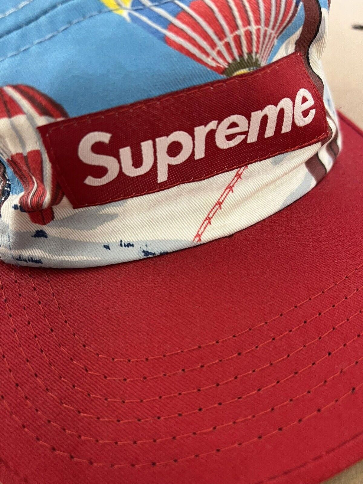 Supreme FW08 Supreme Ballon Lodge Box Logo 5 Panel Camp Cap Hat 2008 Size ONE SIZE - 5 Thumbnail