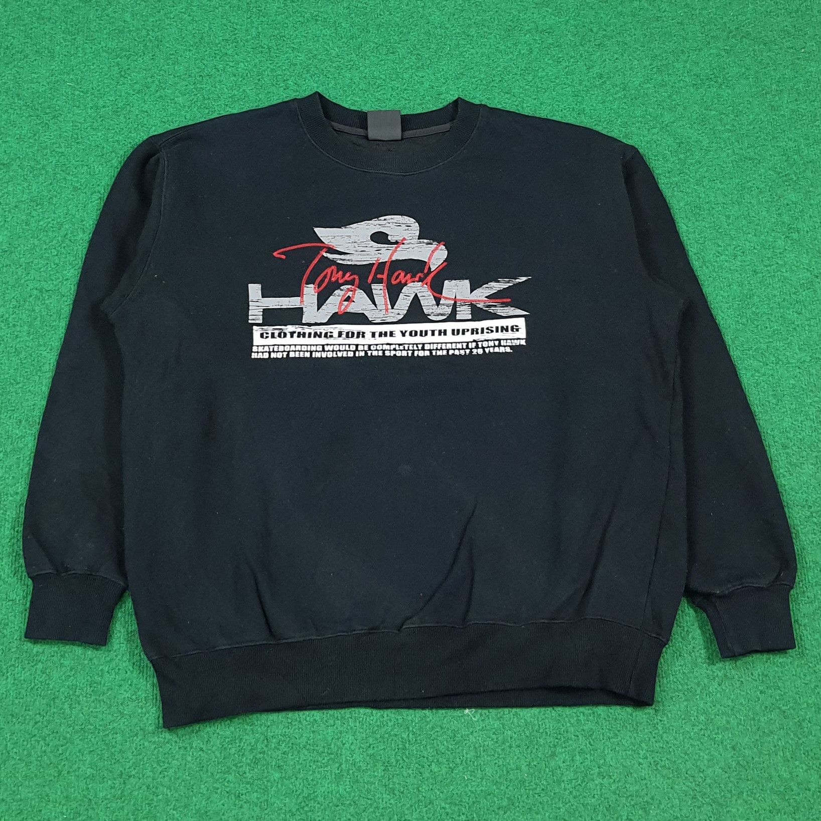 Tony Hawk Vintage Tony Hawks Skateboards Crewneck Sweatshirt C292N9 Size US L / EU 52-54 / 3 - 1 Thumbnail