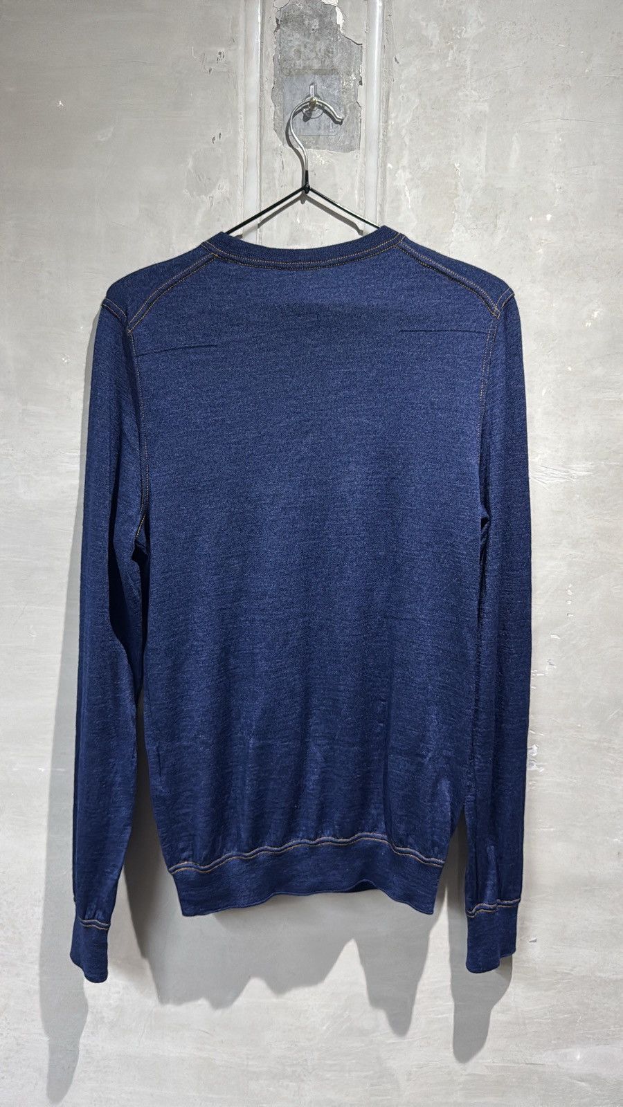 Dior AW 2008 Dior Homme Kris Van Assche Virgin Wool Knit Crewneck Size US S / EU 44-46 / 1 - 14 Thumbnail