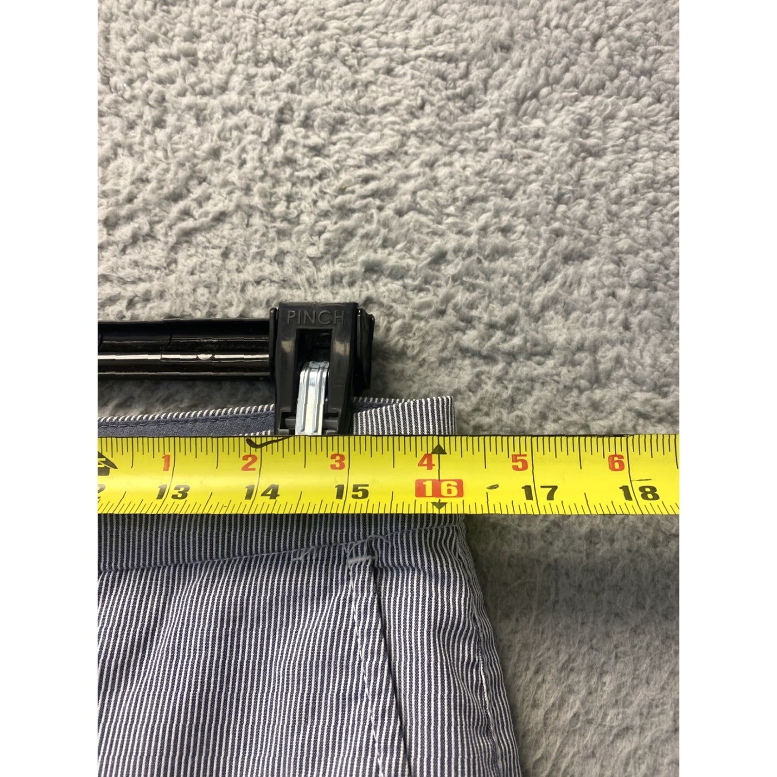 Tommy Hilfiger Tommy Hilfiger Pants Women Size 8 Gray Striped Crop 30in Inseam Casual Party Travel Womens Size 30" / US 8 / IT 44 - 3 Thumbnail