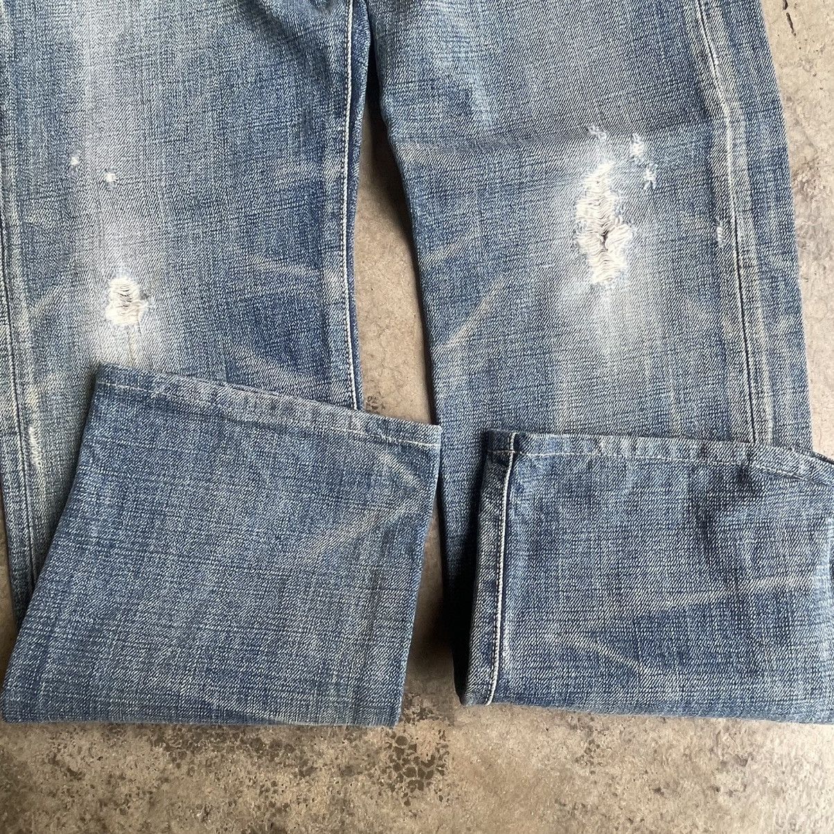 Spellbound 🔥🇯🇵Vintage Spellbound Stoned Washed Ripped Distress Jeans Size US 31 - 7 Thumbnail