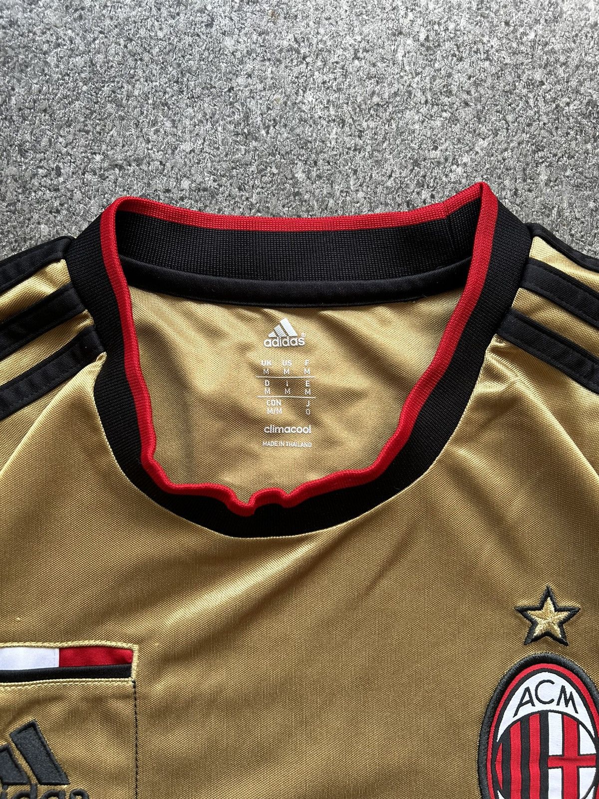 Adidas × Vintage AC Milan Soccer Jersey Size US M / EU 48-50 / 2 - 8 Thumbnail