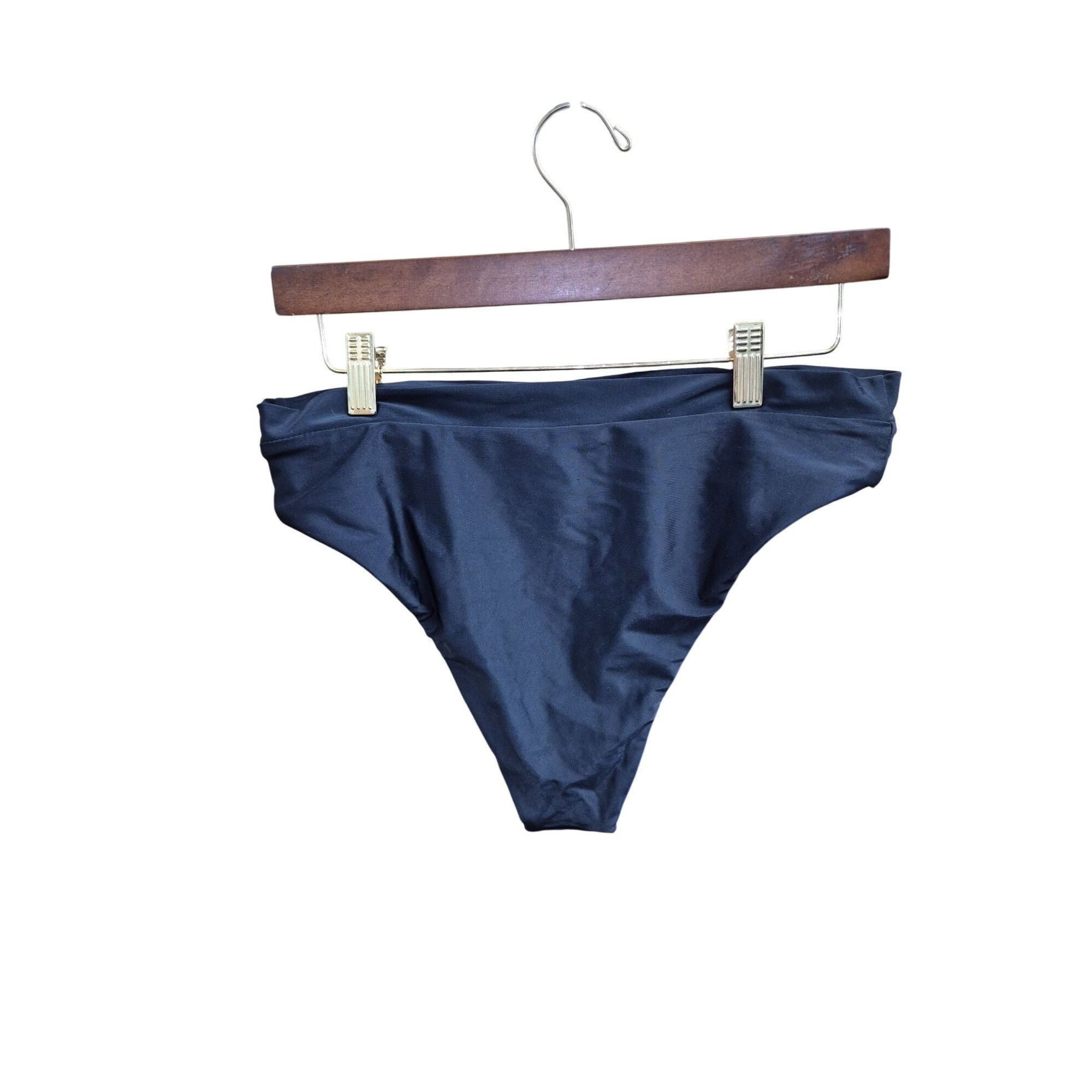 Other Womens Navy Blue Bikini Bottoms XL Polyamide & Elastane Blen Size ONE SIZE - 2 Thumbnail