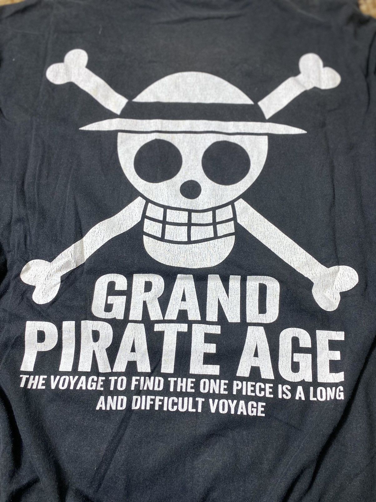 Anime × Cartoon Network × Vintage “RARE” Vintage Onepiace Difficult Voyage Tee Size US L / EU 52-54 / 3 - 4 Thumbnail