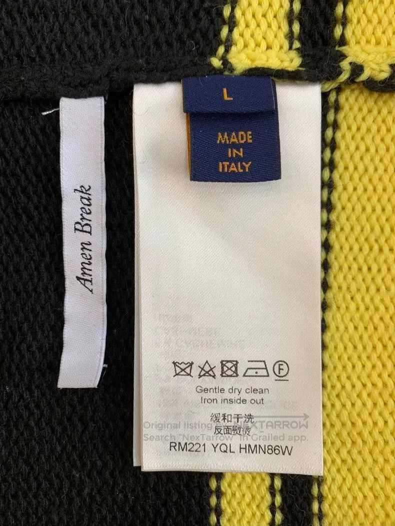 Louis Vuitton Louis Vuitton Yellow Logo V . Size US L / EU 52-54 / 3 - 5 Thumbnail