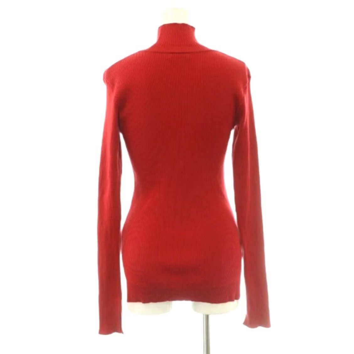 Auralee Ron Herman Auralee Giza Rib Turtle Neck Top Knit Sweater White 22 Regular Women Size 3XL / US 20-22 - 2 Thumbnail