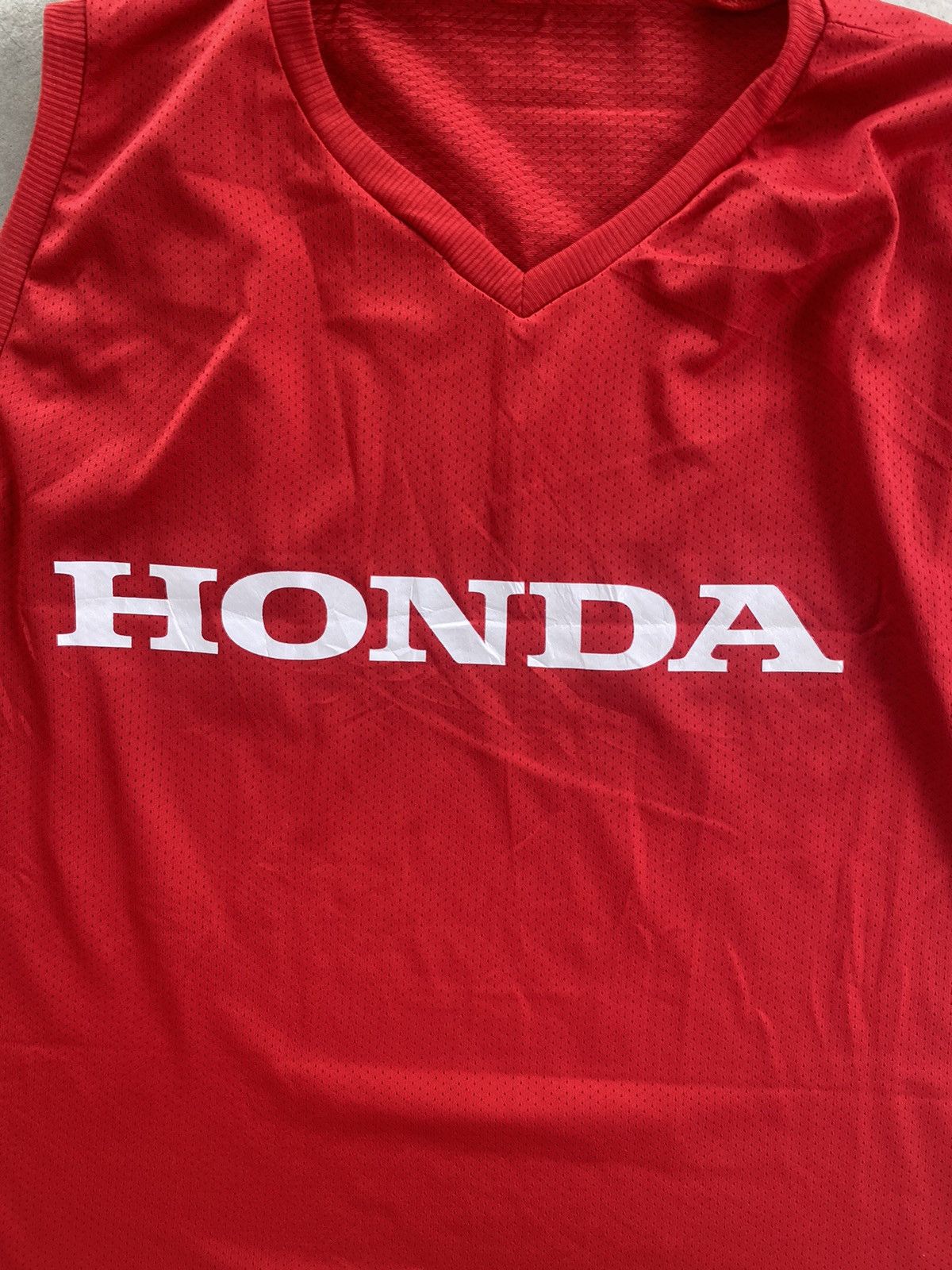 Honda × Vintage HONDA MESH JERSEY SPELLOUT RACING SLEEVELESS Size US L / EU 52-54 / 3 - 2 Thumbnail