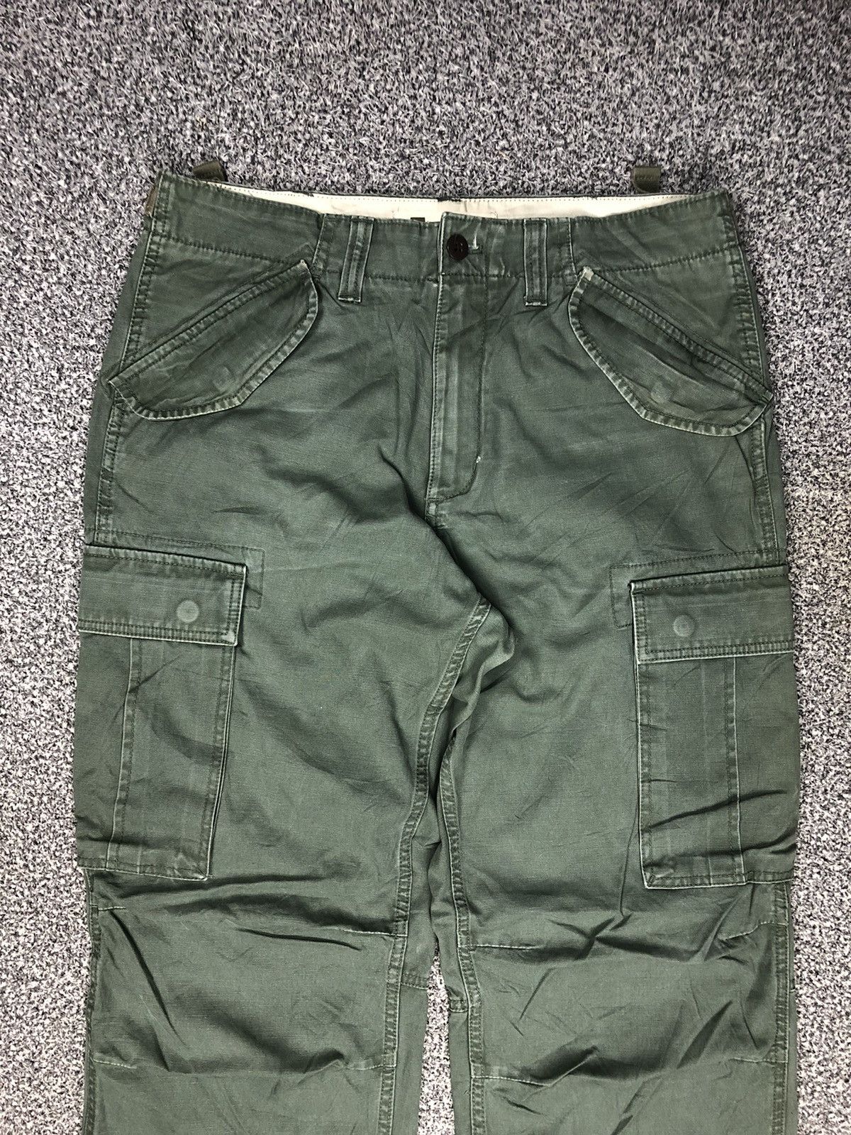 Japanese Brand × Vintage Japanese Brand GAP khakis Army Cargopants Size US 35 - 3 Thumbnail