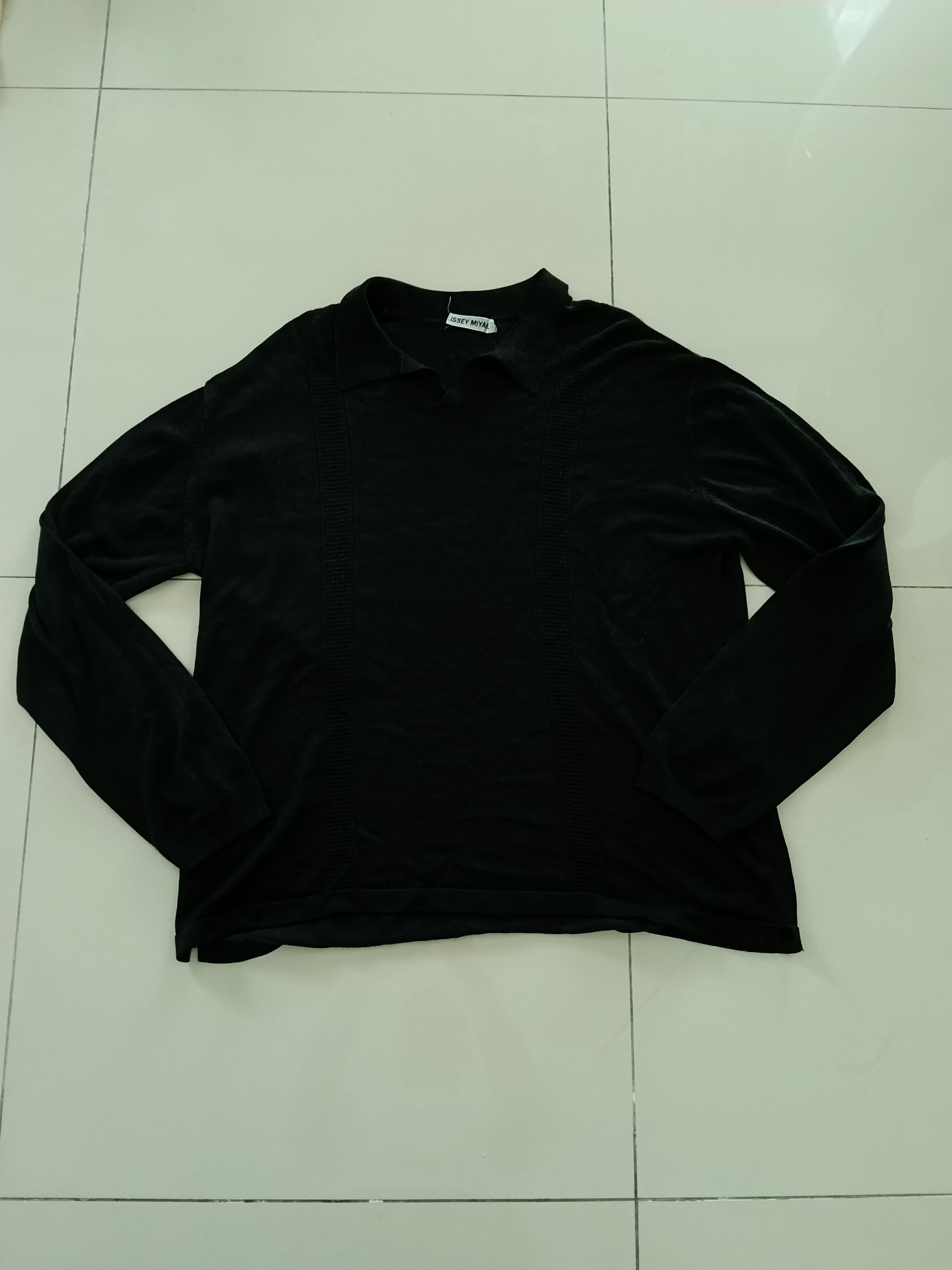 Issey Miyake Issey Miyake Long Sleeve Tshirt Size US L / EU 52-54 / 3 - 1 Thumbnail