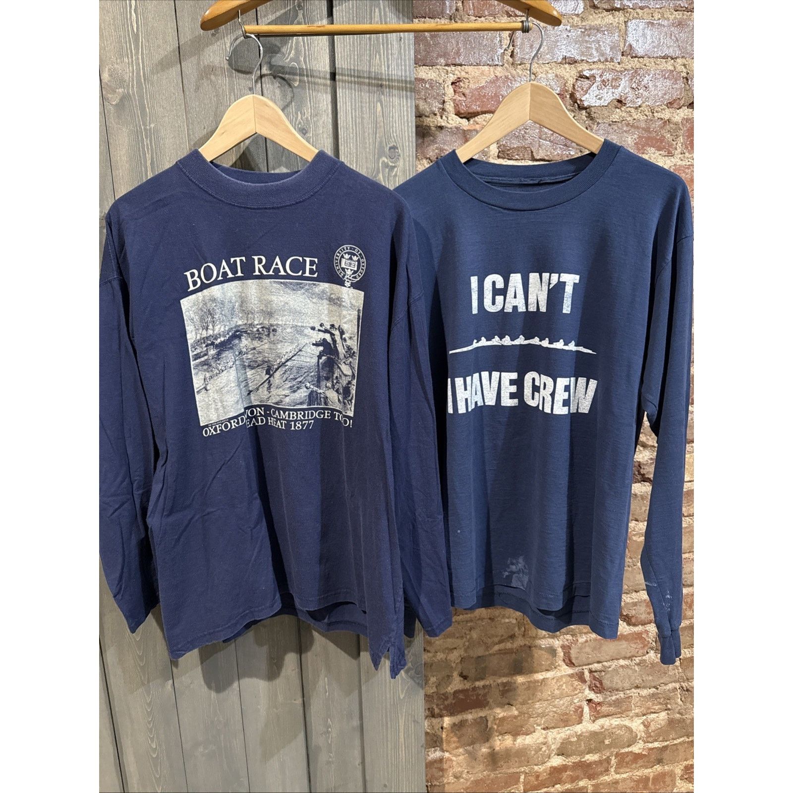 Other Vintage Rowing Lot of 2 Tee Shirts Single Stitch Sz XL & XXL Size US XL / EU 56 / 4 - 1 Thumbnail