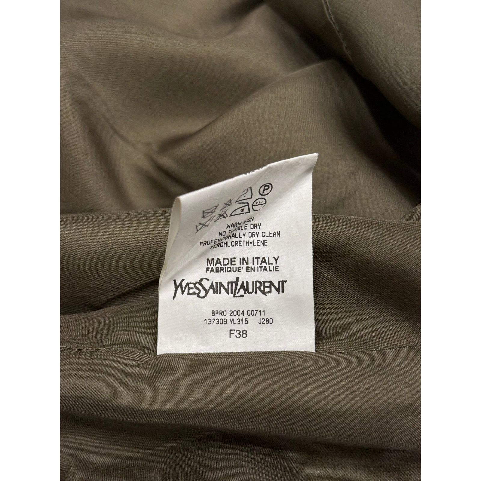 Yves Saint Laurent 2004 Yves Saint Laurent by Tom Ford silk skirt Size 26" / US 2 / IT 38 - 6 Thumbnail