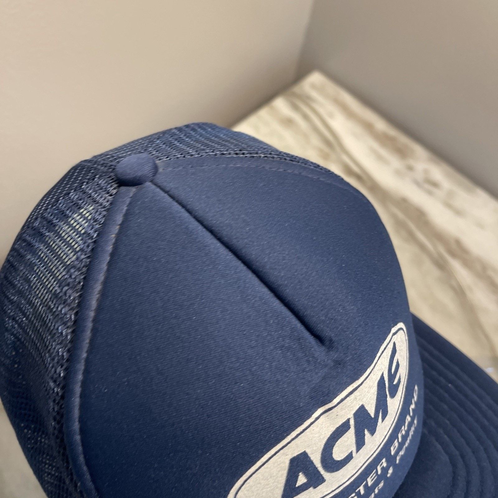 Vintage Vtg 1980’s Trucker Hat Snapback Cap ACME Lancaster Brand 1 Size ONE SIZE - 4 Thumbnail