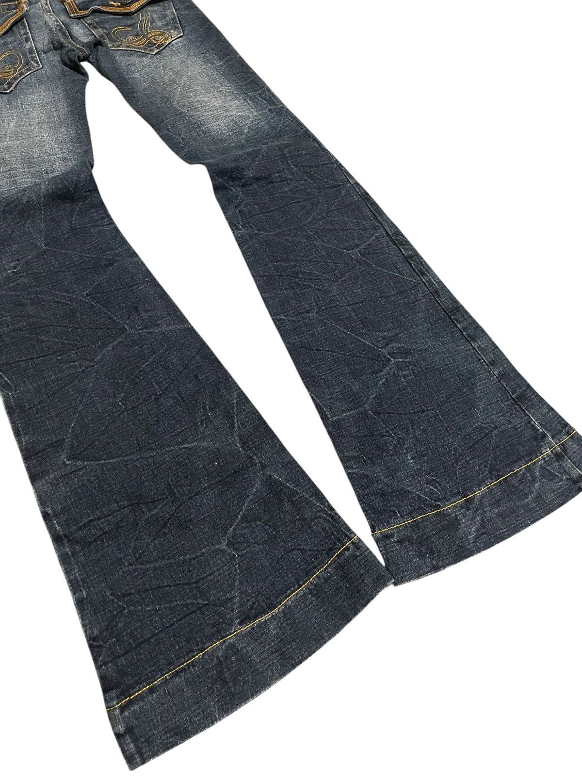 Tornado Mart Japanese Flared Bootcut Denim Pants Size 30" / US 8 / IT 44 - 8 Thumbnail