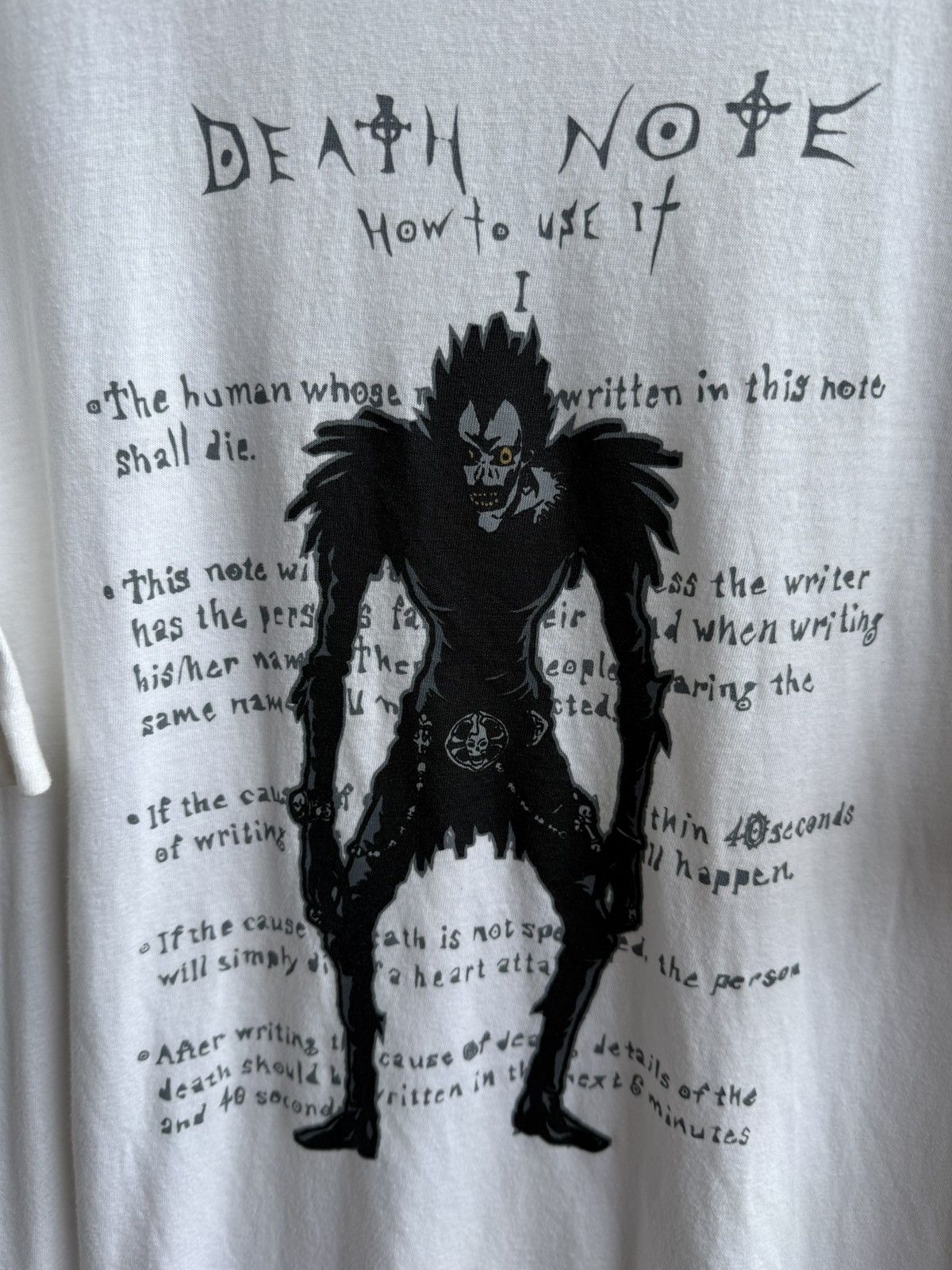 Anime Vintage Death Note anime tee Size US XL / EU 56 / 4 - 4 Thumbnail
