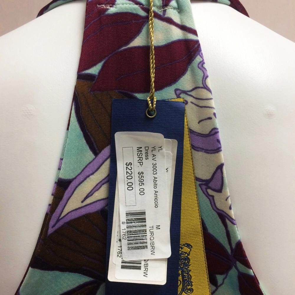 Designer Yes London Floral T Back Dress Size M / US 6-8 / IT 42-44 - 5 Thumbnail