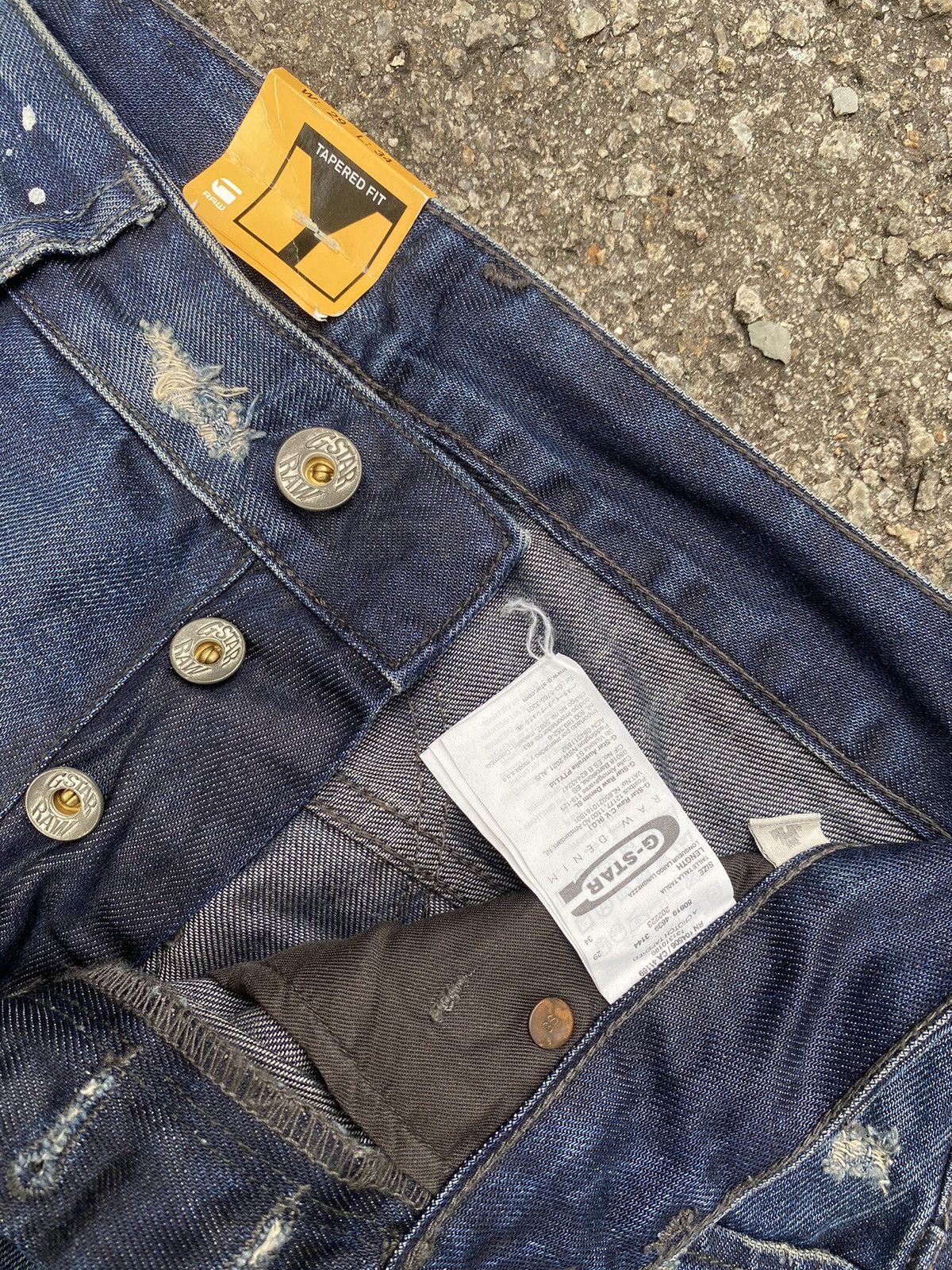 G-Star G Star Raw Distressed Denim Pants Jeans Size US 29 - 7 Thumbnail