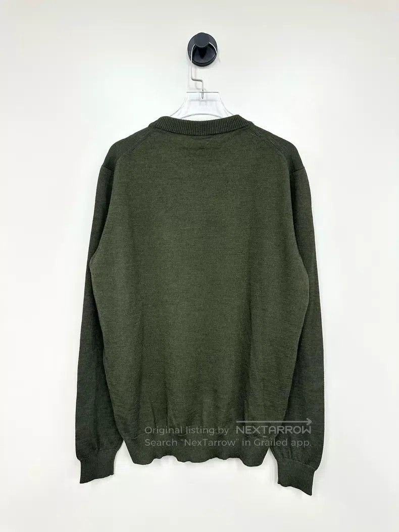 Fendi Fendi Olive Green Pocket Zip Logo Knit Sweater Size US M / EU 48-50 / 2 - 2 Thumbnail
