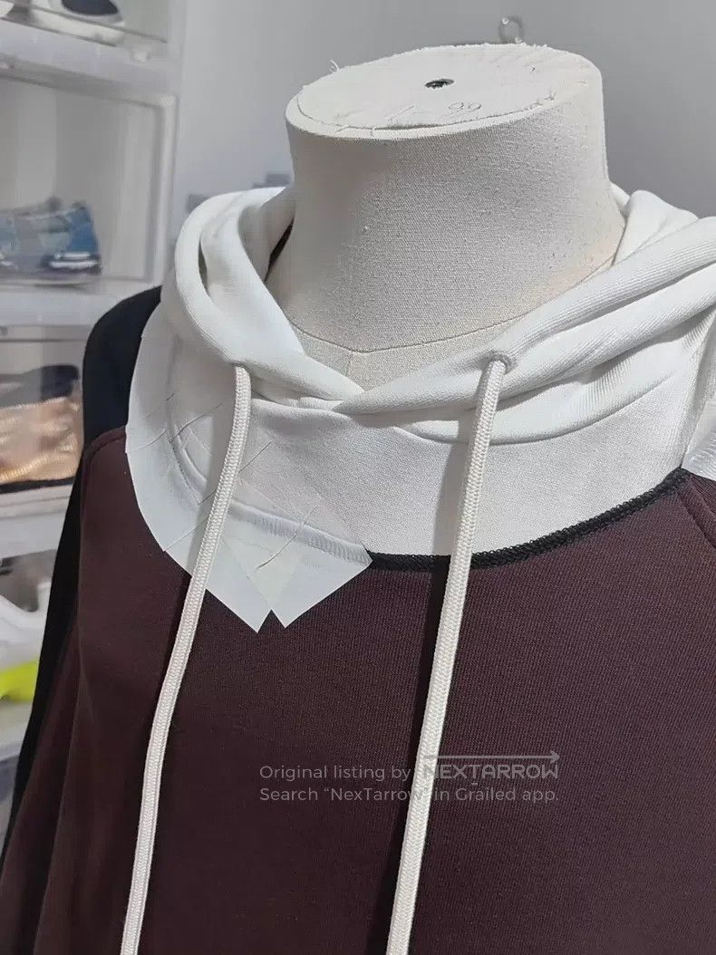 Raf Simons Raf Simons 2017 autumn and winter colour block tape Hooded Size US S / EU 44-46 / 1 - 5 Thumbnail