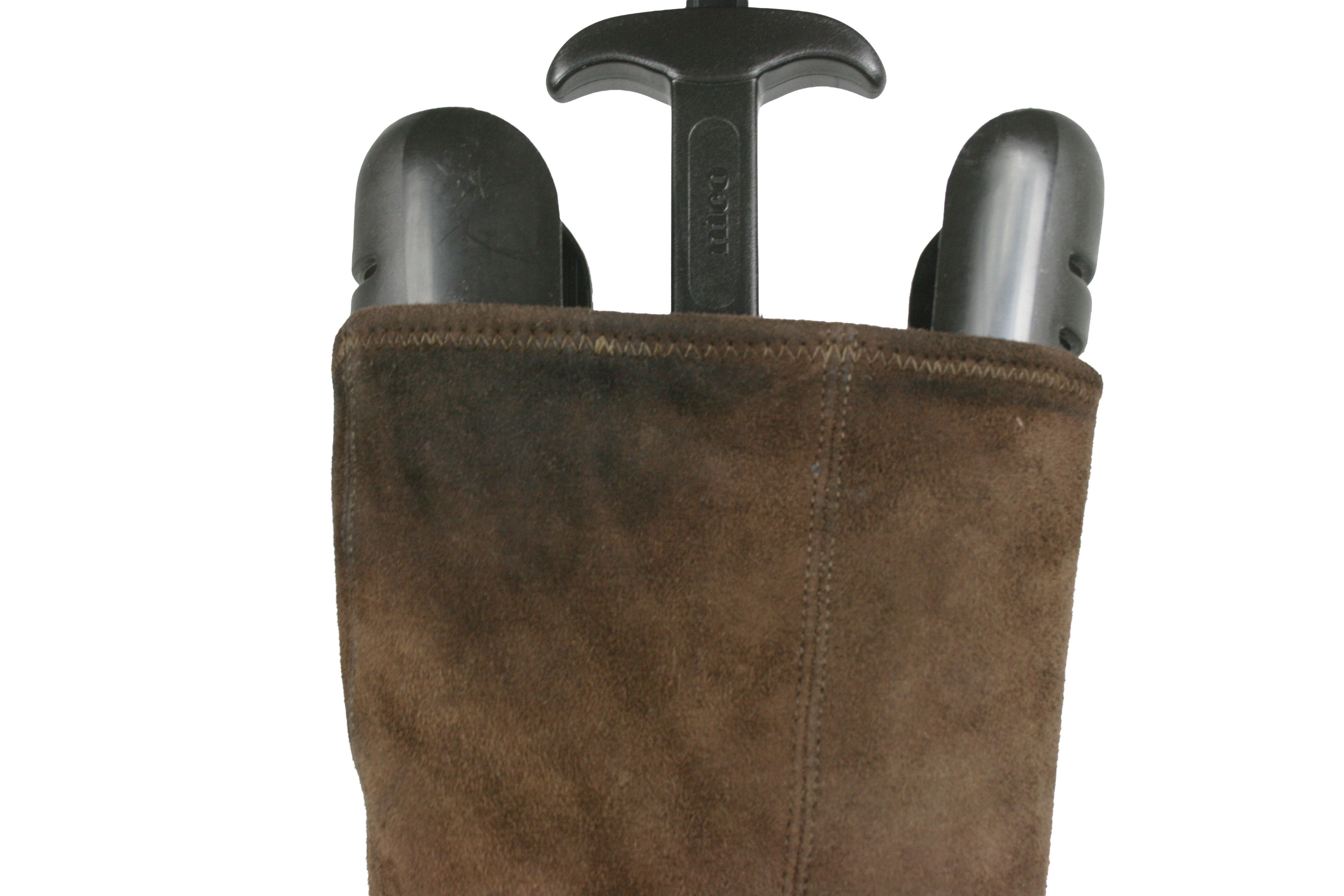 Jil Sander Raf Simons Era Suede Point Toe Knee High Biker Boots Vintage Size US 6 / IT 36 - 9 Thumbnail