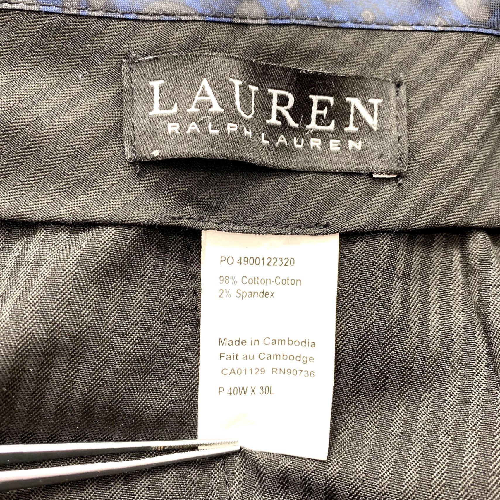 Ralph Lauren Lauren Ralph Lauren Pants Adult TAG 40x30 ACTUAL 38x28 Black Corduroy Chino Mens Size US 40 / EU 56 - 7 Thumbnail