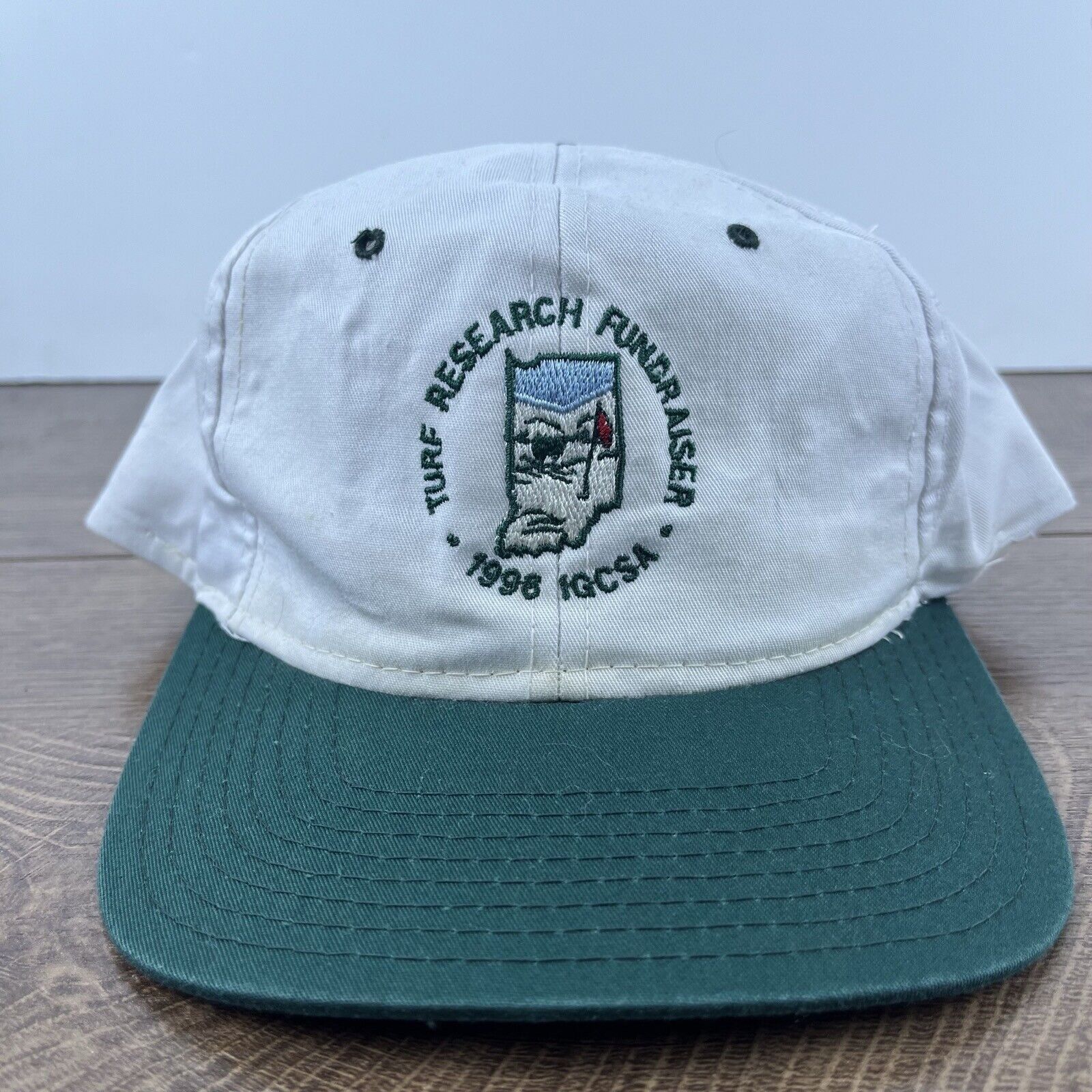 Other Turf Research Fundraiser Hat IGCSA White Adjustable Hat Whit Size ONE SIZE - 1 Thumbnail
