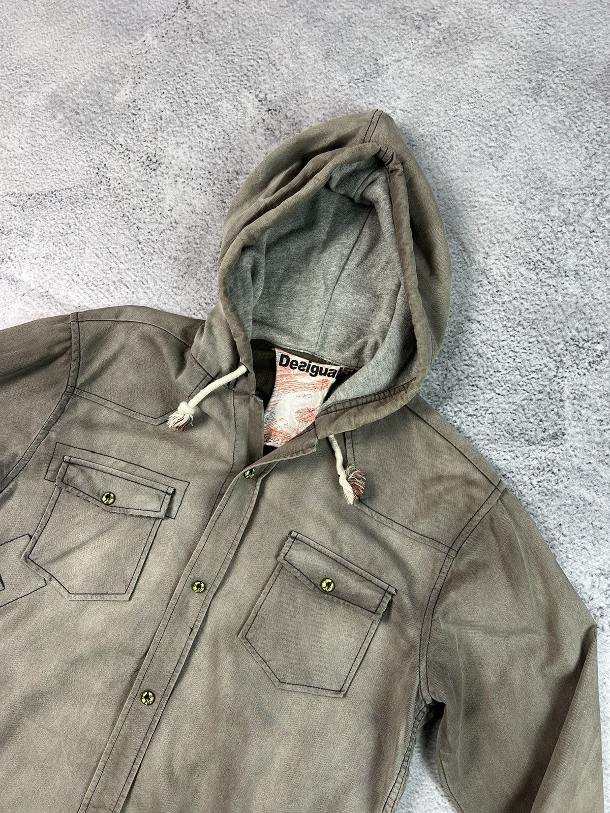 Desigual Desigual hooded overshirt Size US M / EU 48-50 / 2 - 3 Thumbnail