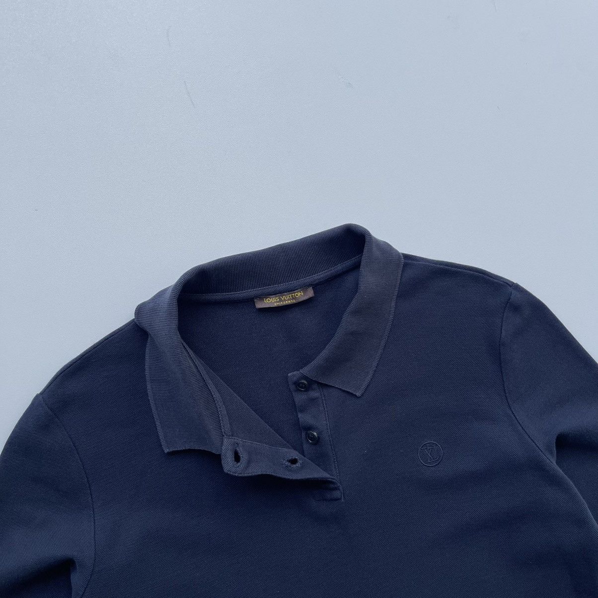 Designer × Louis Vuitton Louis Vuitton Uniformes Women Cotton Pique Polo Long Sleeve Size M / US 6-8 / IT 42-44 - 5 Thumbnail