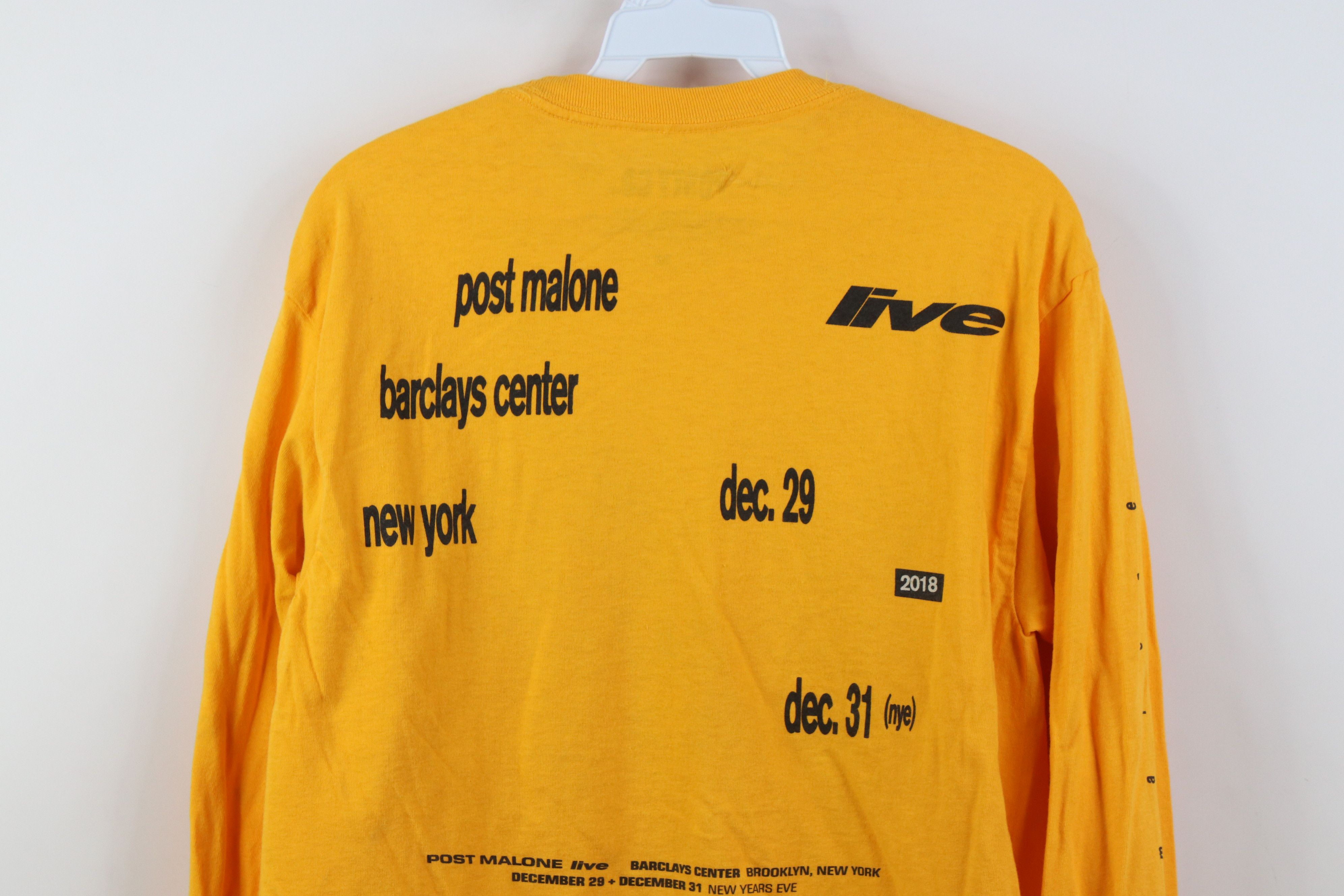 Vintage Vintage Y2K Posty Co 2018 Post Malone Long Sleeve T-Shirt Size US M / EU 48-50 / 2 - 15 Thumbnail