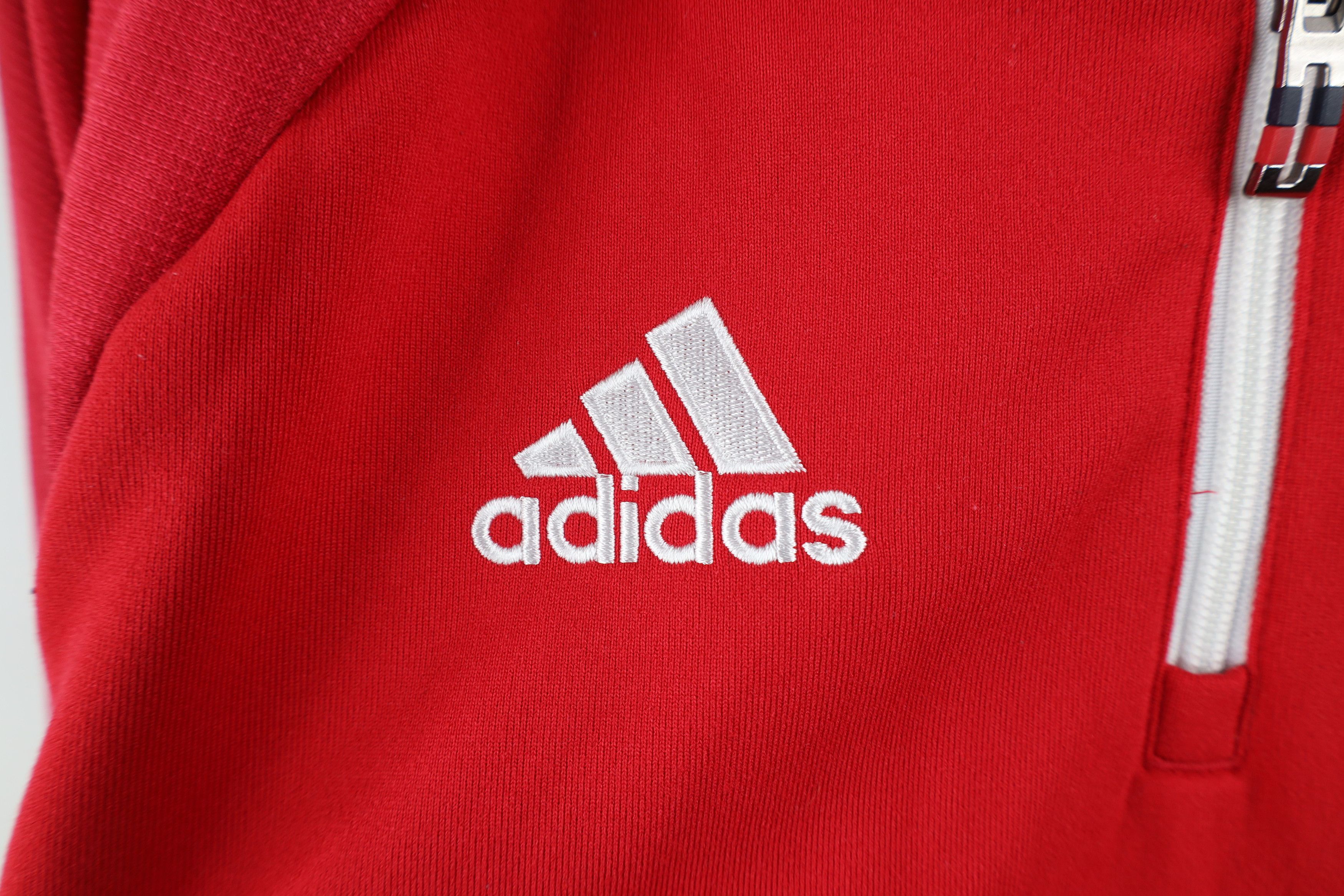 Adidas × Vintage Adidas Spell Soccer New York Red Bull Half Zip Sweatshirt Size US M / EU 48-50 / 2 - 6 Thumbnail
