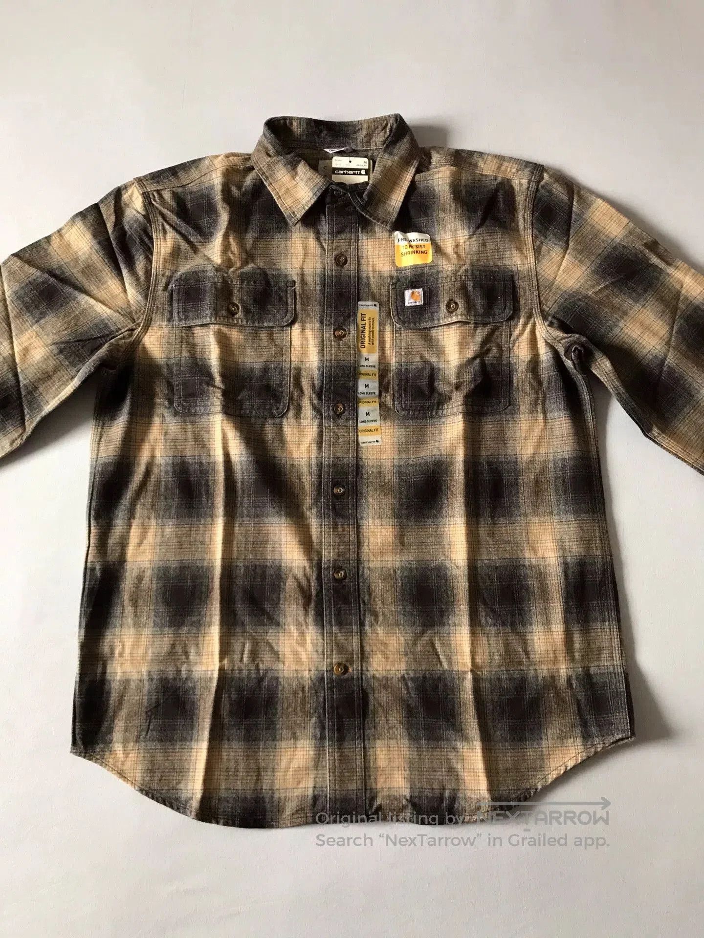 Carhartt Carhartt 104451 Flannel Work Shirt. Size US M / EU 48-50 / 2 - 3 Thumbnail