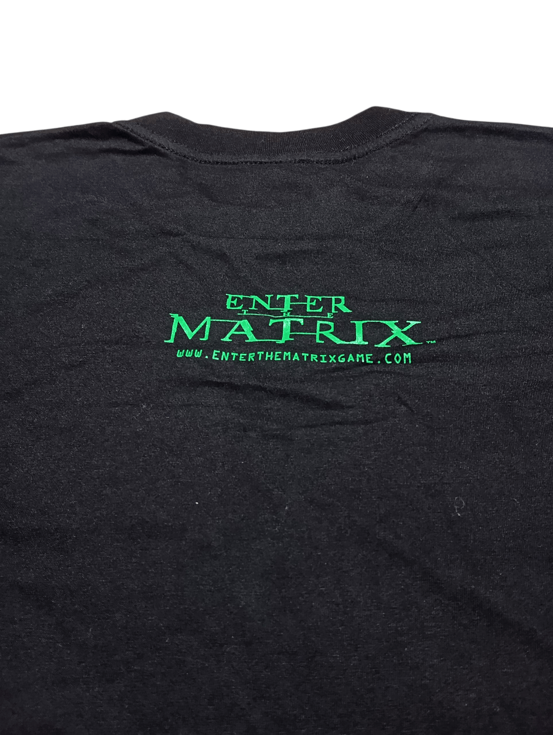 Warner Bros Vintage Enter The Matrix Game PS2 Promo Tee Size US L / EU 52-54 / 3 - 5 Thumbnail