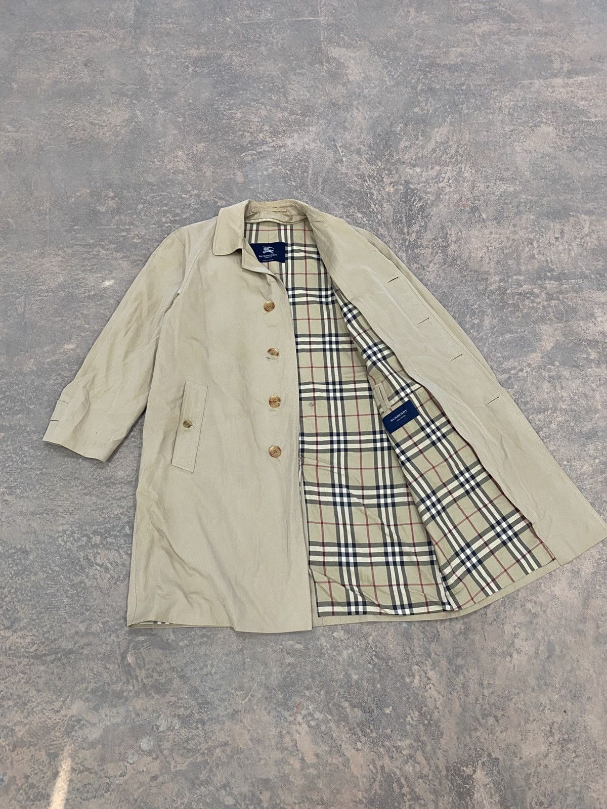Burberry Burberry Nova Check Long Coat Winter Jacket 90s Size US L / EU 52-54 / 3 - 9 Thumbnail