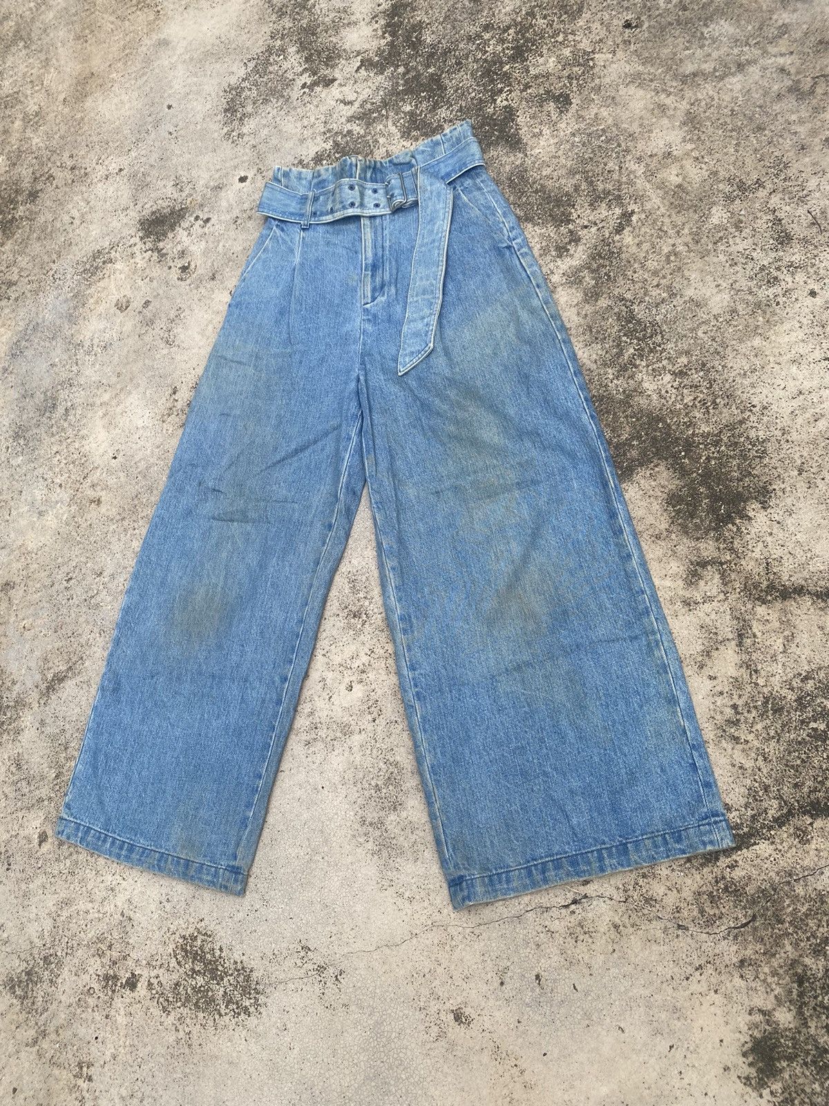 Designer × Japanese Brand × Opening Ceremony Japanese Brand Opening Ceremony Baggy Wide Leg Jeans Size 26" / US 2 / IT 38 - 3 Thumbnail