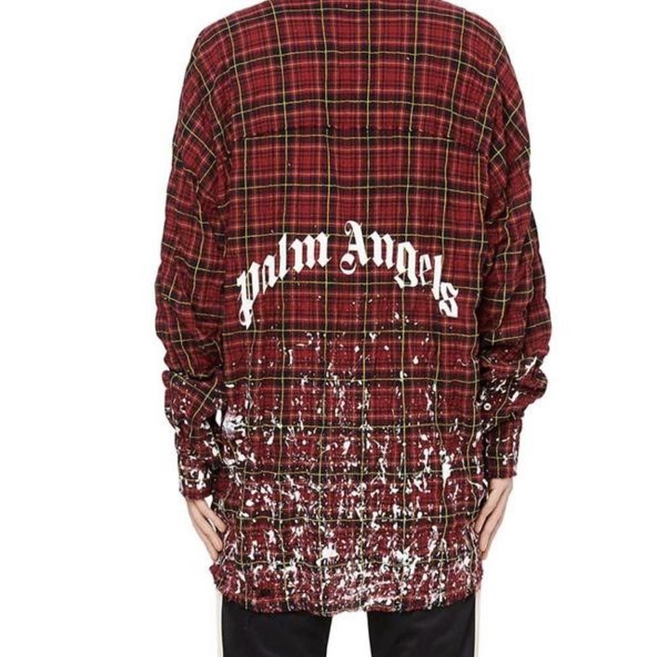 Palm Angels FW21 Palm Angels paint splatter long flannel bleached Grail Size US M / EU 48-50 / 2 - 1 Thumbnail