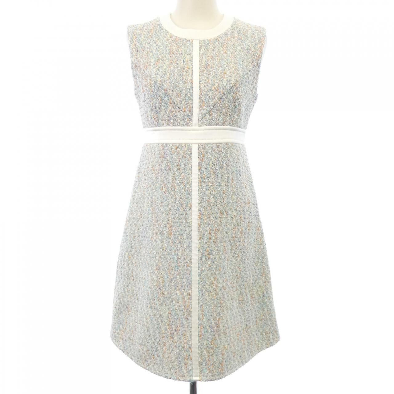 Louis Vuitton Louis Vuitton Louis Vuitton Stardust Lurex Tweed Dress Cotton Dresses FNDR64P24 DUTY FREE for USA Size ONE SIZE - 1 Thumbnail