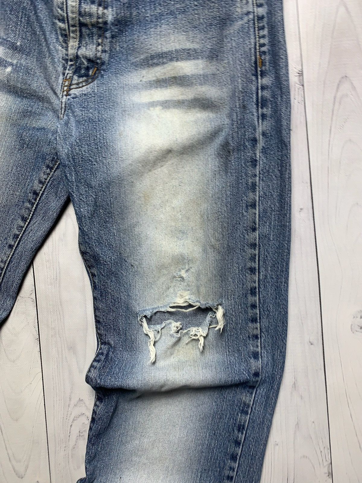 Armani × Giorgio Armani × Vintage Vintage Giorgio Armani jeans denim size 32 distressed Size US 32 / EU 48 - 3 Thumbnail