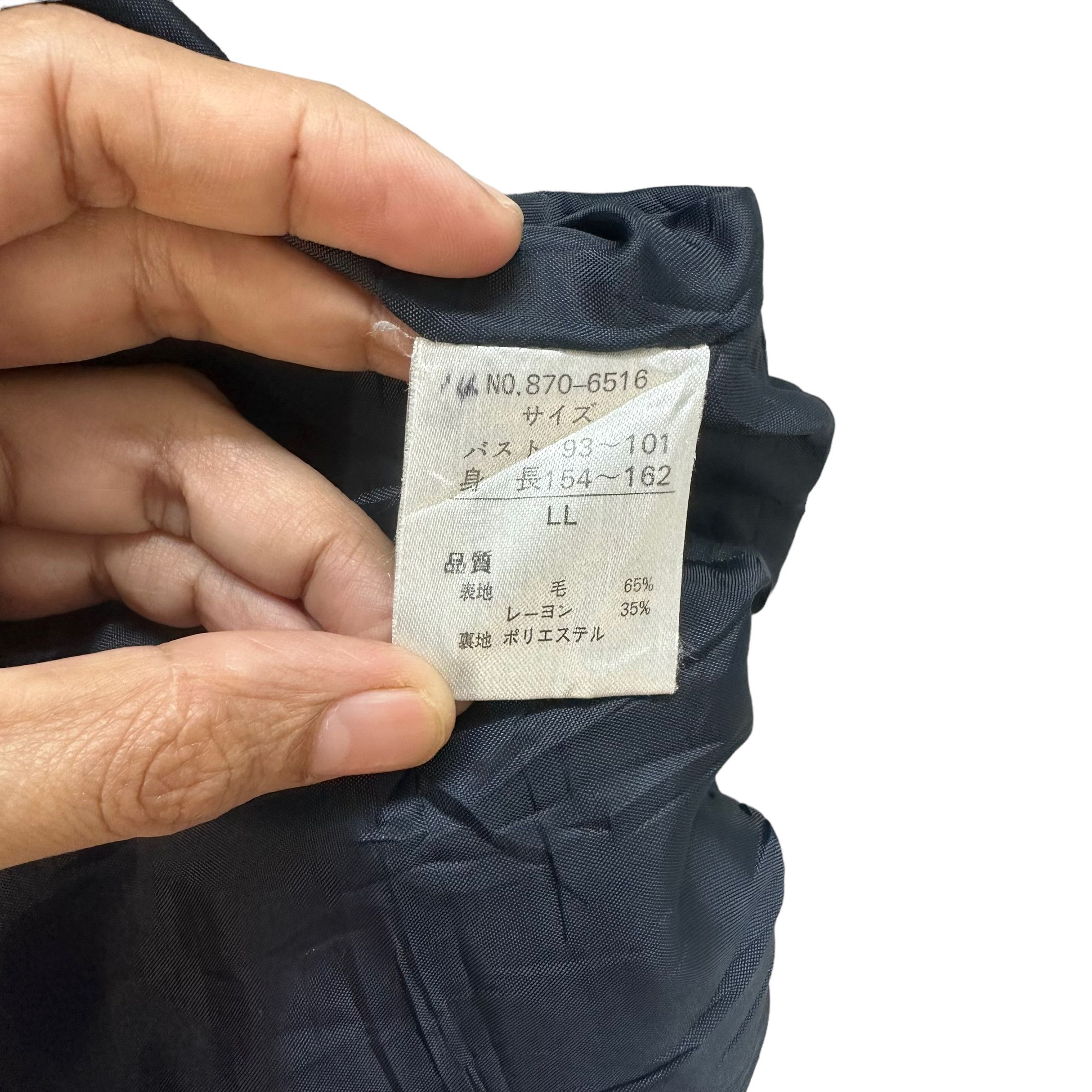 Japanese Brand JOHN JELLO TARTAN WOOL FLANNEL JACKET #8069-200 Size XL / US 12-14 / IT 48-50 - 8 Thumbnail