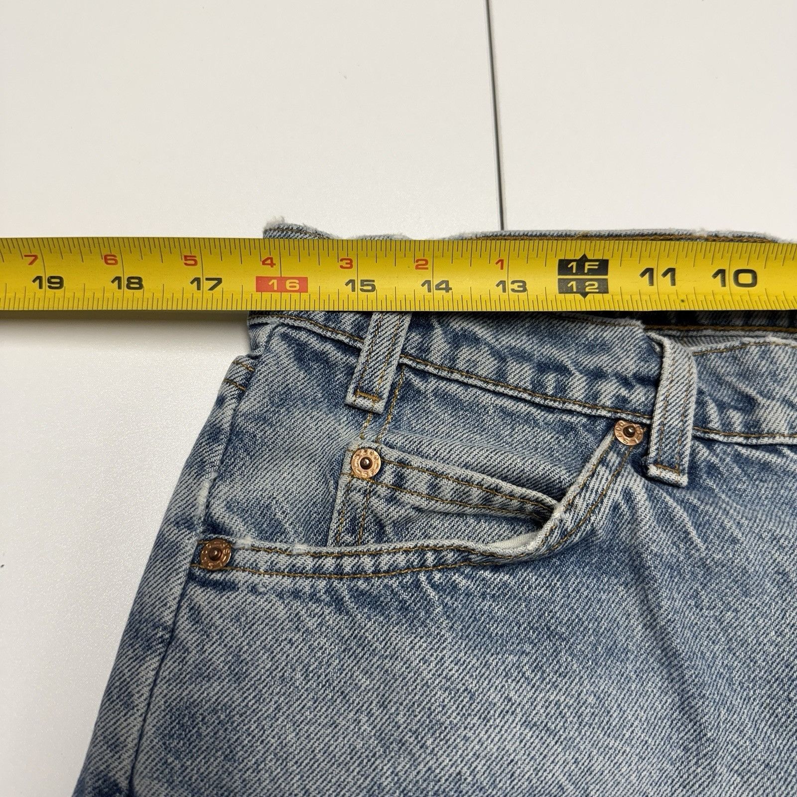 Levi's Vintage Levi's 505 Orange Tab Jeans Mens 34 (32x27) Blue Size US 34 / EU 50 - 13 Thumbnail