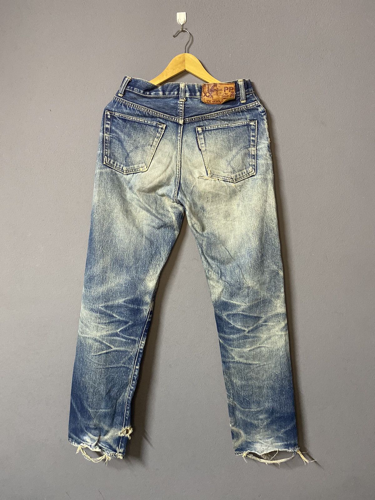 Blue Blue Japan Blue blue japan distressed selvedge denim Size US 28 / EU 44 - 5 Thumbnail