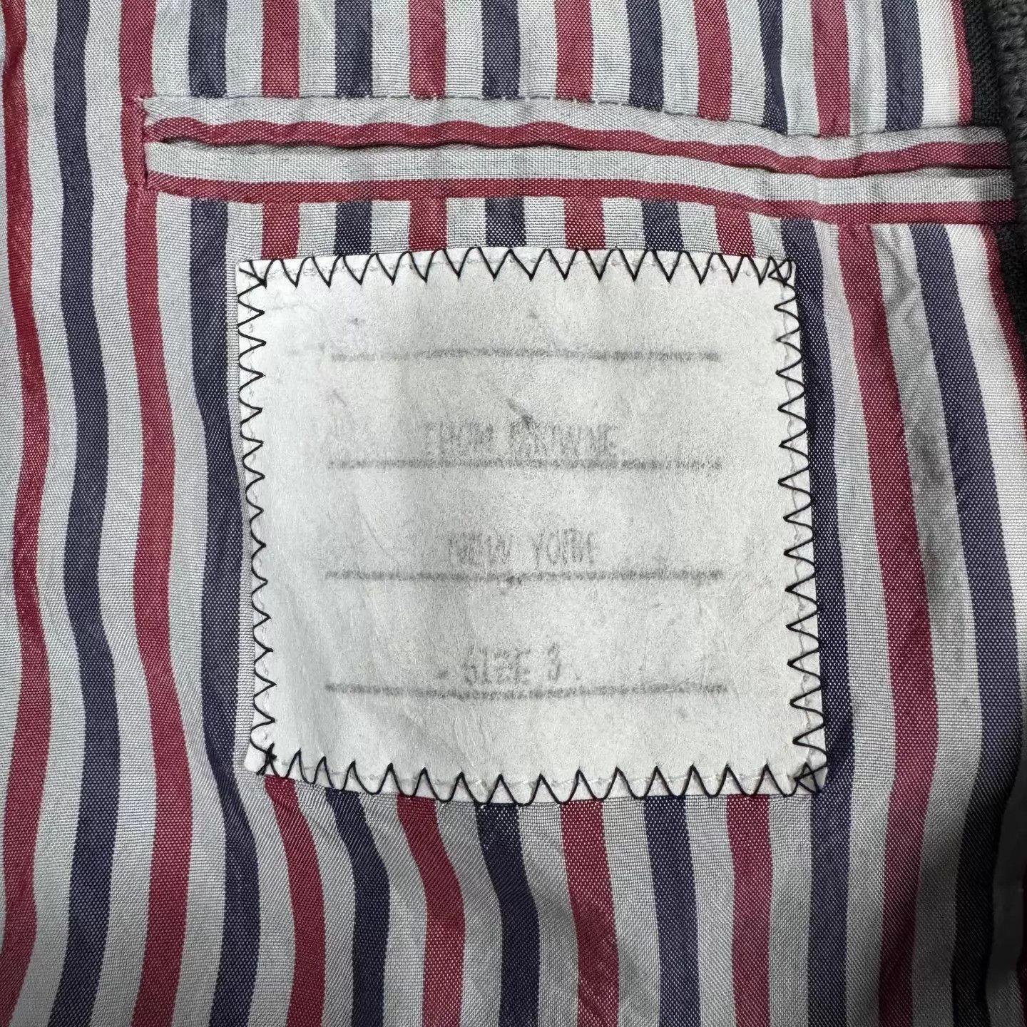 Thom Browne TB 4-Stripe Gray Baseball Jacket US 3 99 New Size US L / EU 52-54 / 3 - 6 Thumbnail