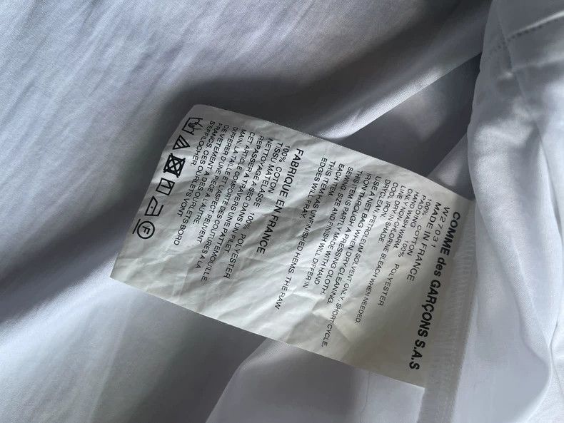 Other Comme Des Garcons High-end branch line Made in France Size US S / EU 44-46 / 1 - 5 Thumbnail
