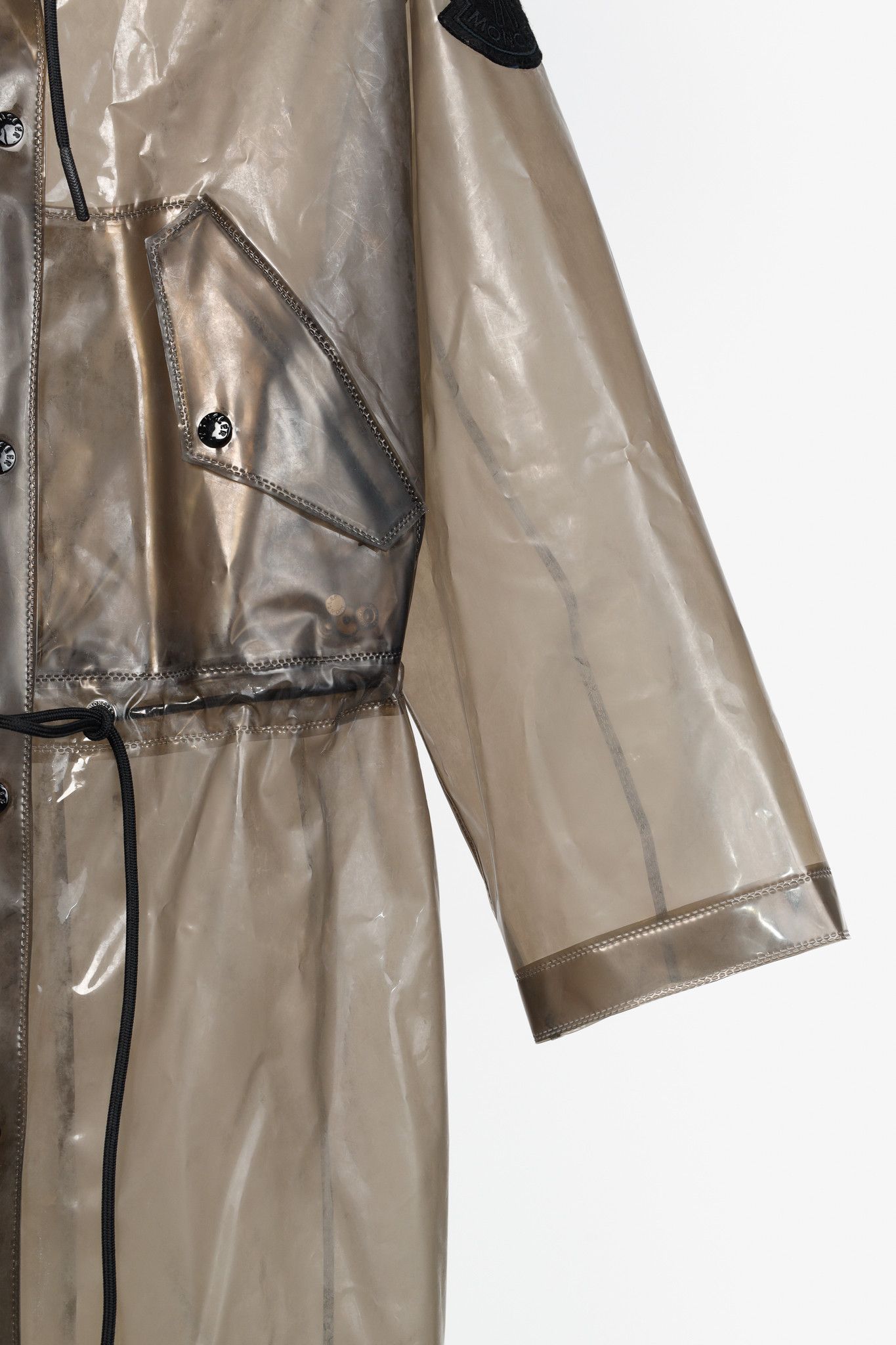 Moncler Moncler Acajou Black PVC Long Parka Size S / US 4 / IT 40 - 6 Thumbnail