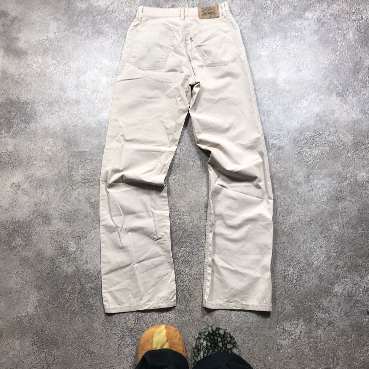 Vintage Vintage 90s Levis Baggy Cargo Pants Distressed Workwear 30 Size US 30 / EU 46 - 2 Thumbnail
