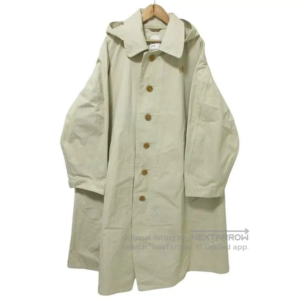 45rpm Beige Long Hooded Coat for Women. Size L / US 10 / IT 46 - 1 Thumbnail