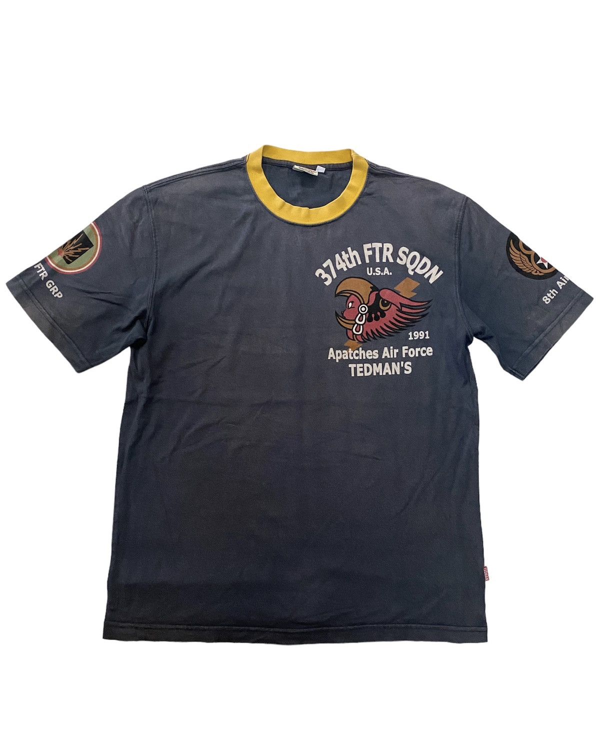 Tedman Vintage Tedman Apatches Air Force Tees Size US M / EU 48-50 / 2 - 2 Thumbnail