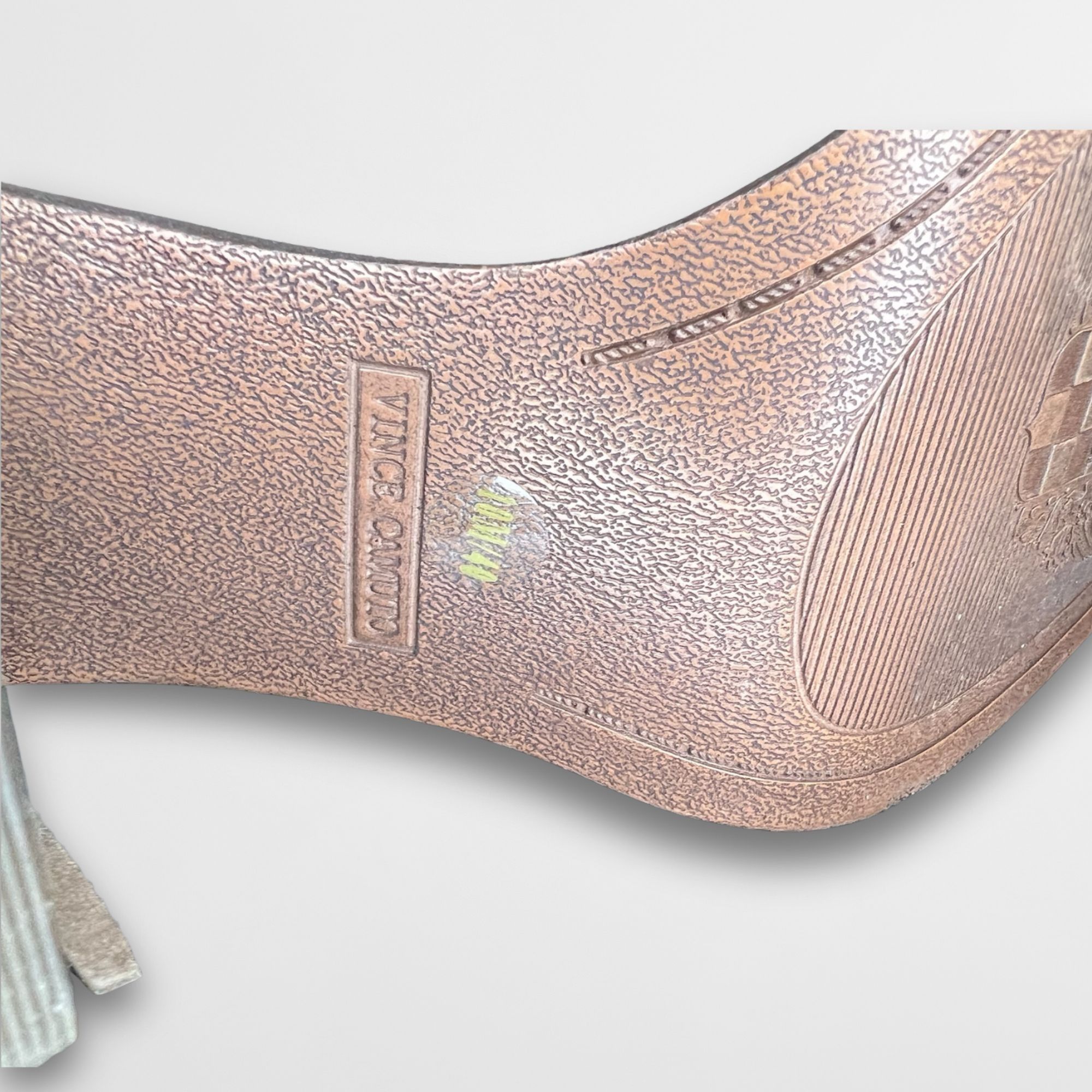 Vince Camuto Vince Camuto Womens Ferrah Bootie Tan/Cashmere Size 10 Suede Size US 10 / IT 40 - 7 Thumbnail